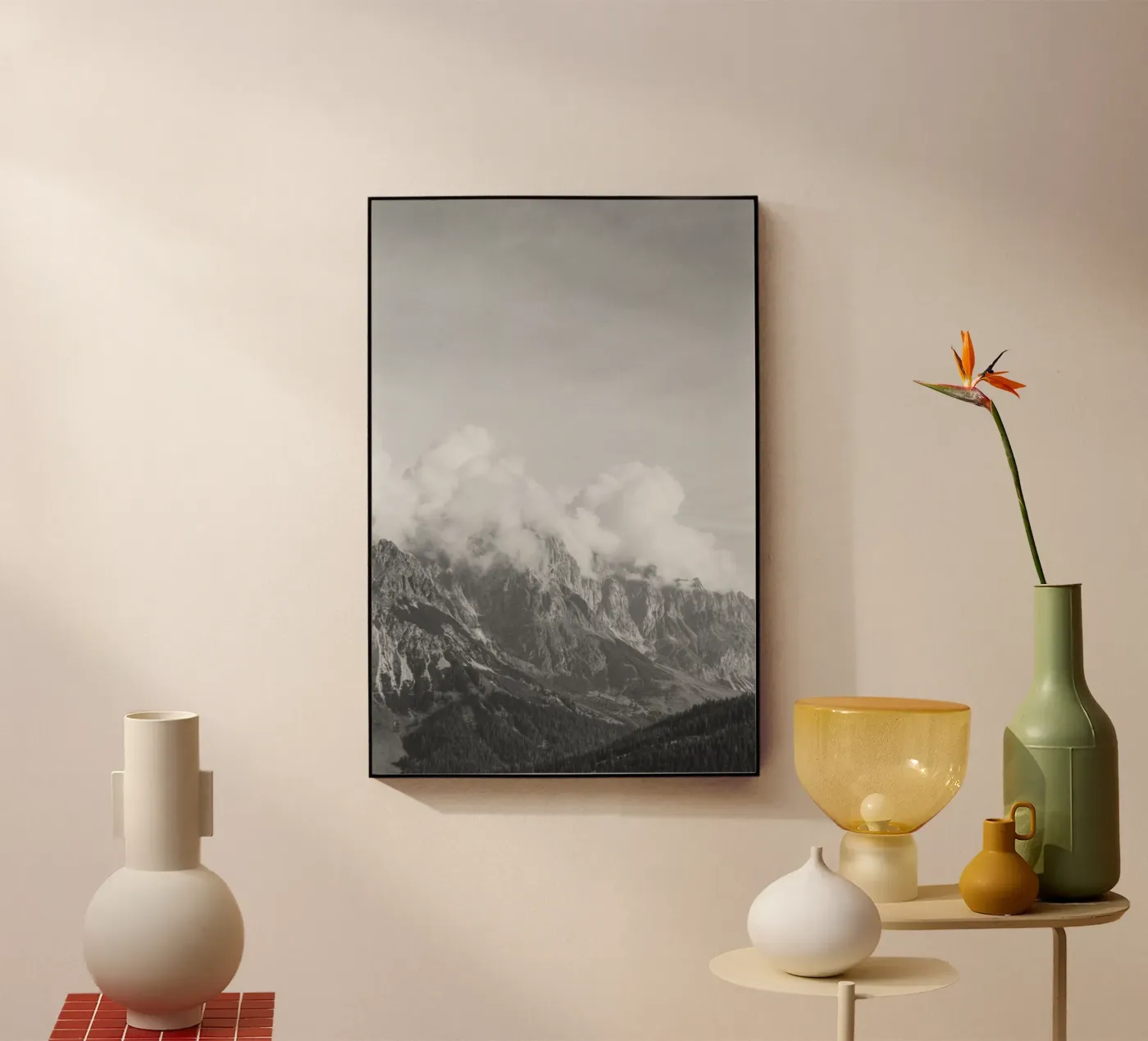 Clouds Forming 4 Acryl-Glas von Nur Mut