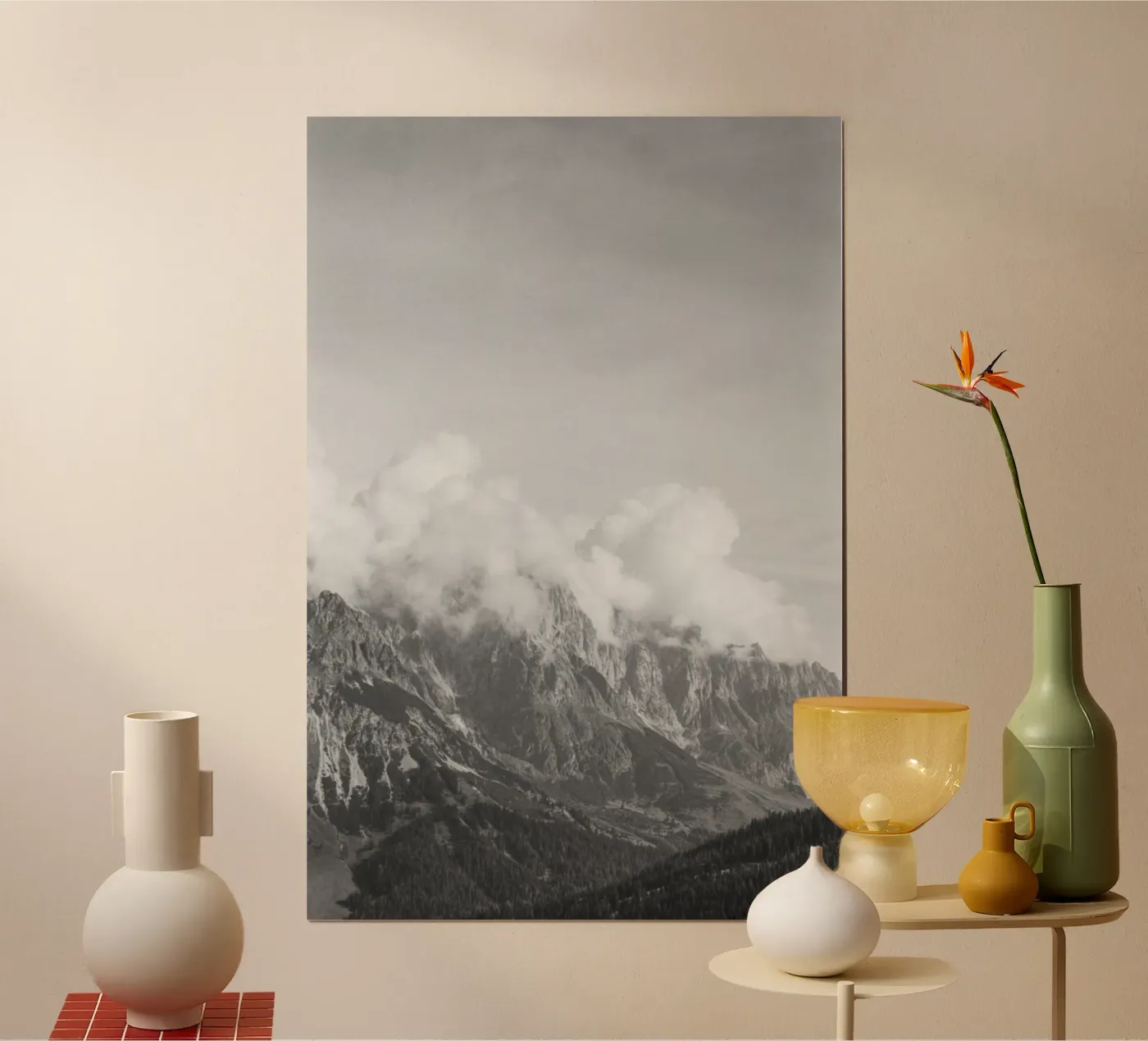 Clouds Forming 4 poster by Nur Mut