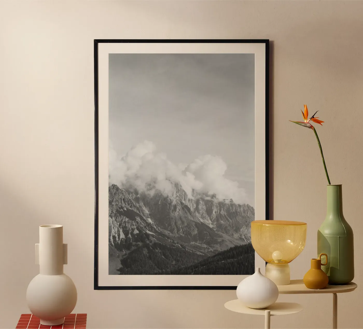 Clouds Forming 4 poster by Nur Mut