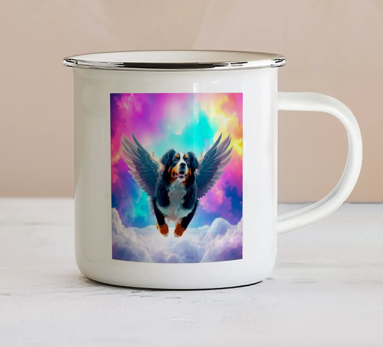 Un angelo del cielo #17 tazza in smalto da Yumis.Beargang.and.Me