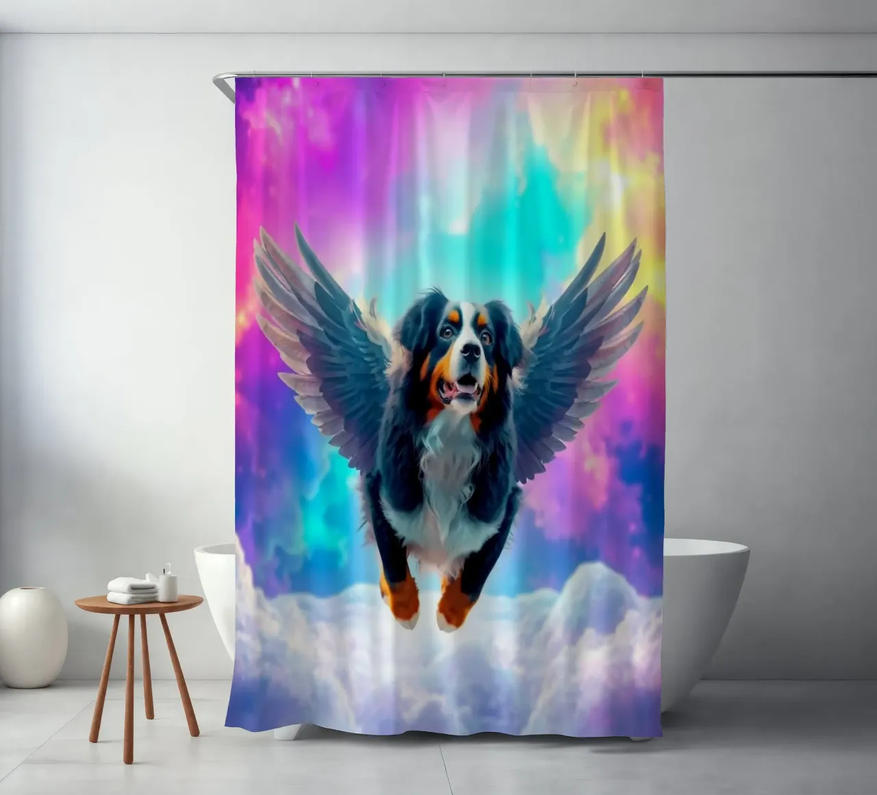 An Angel of Heaven #17 shower curtain by Yumis.Beargang.and.Me
