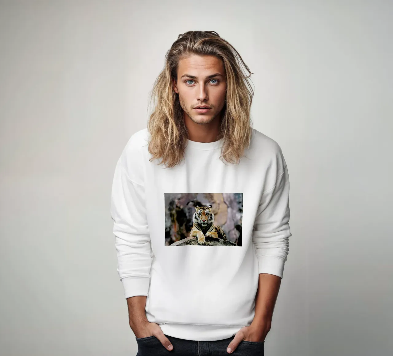 Resting Tiger felpa da Natural Kingdom