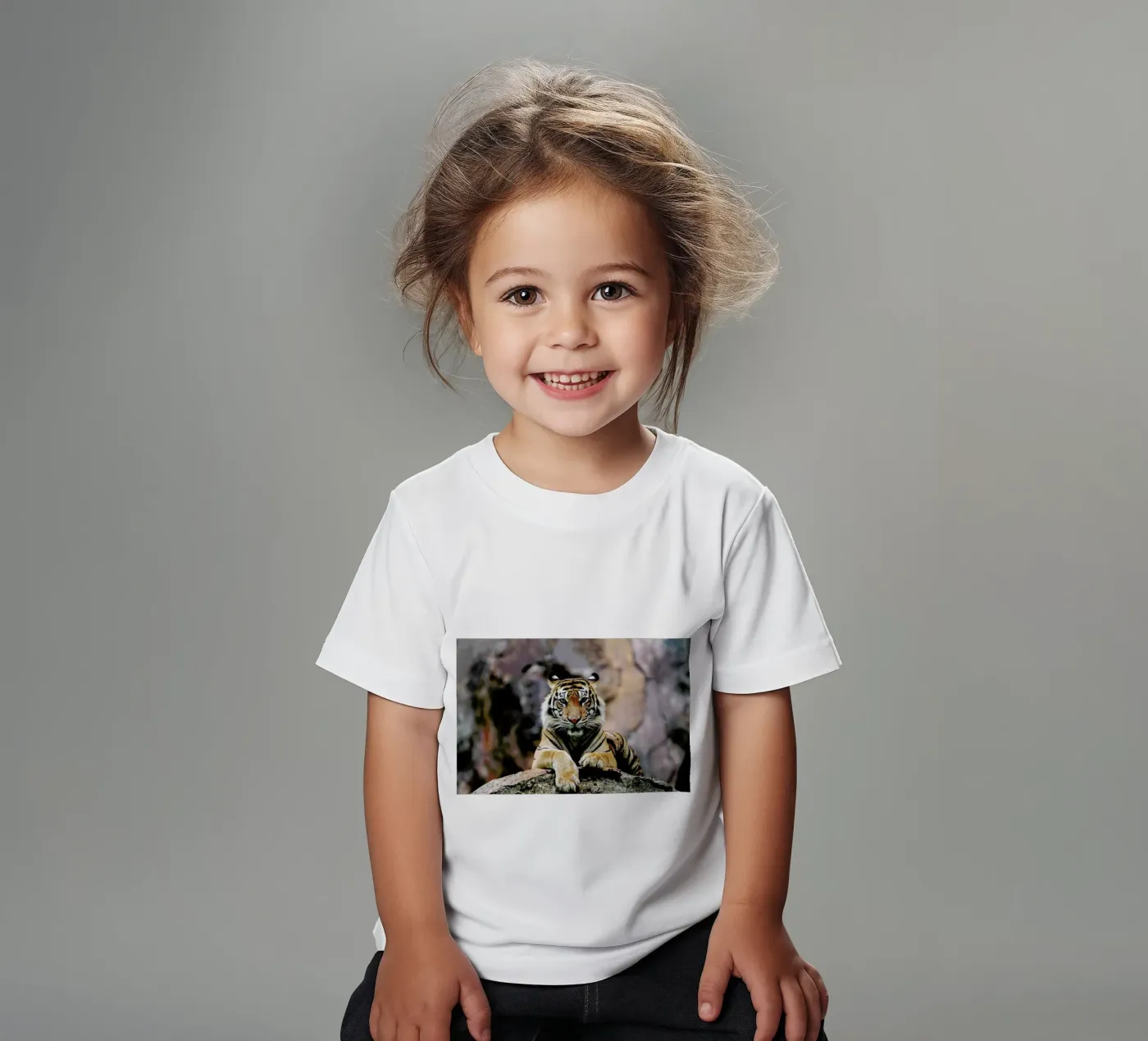Resting Tiger t-shirt bambini da Natural Kingdom