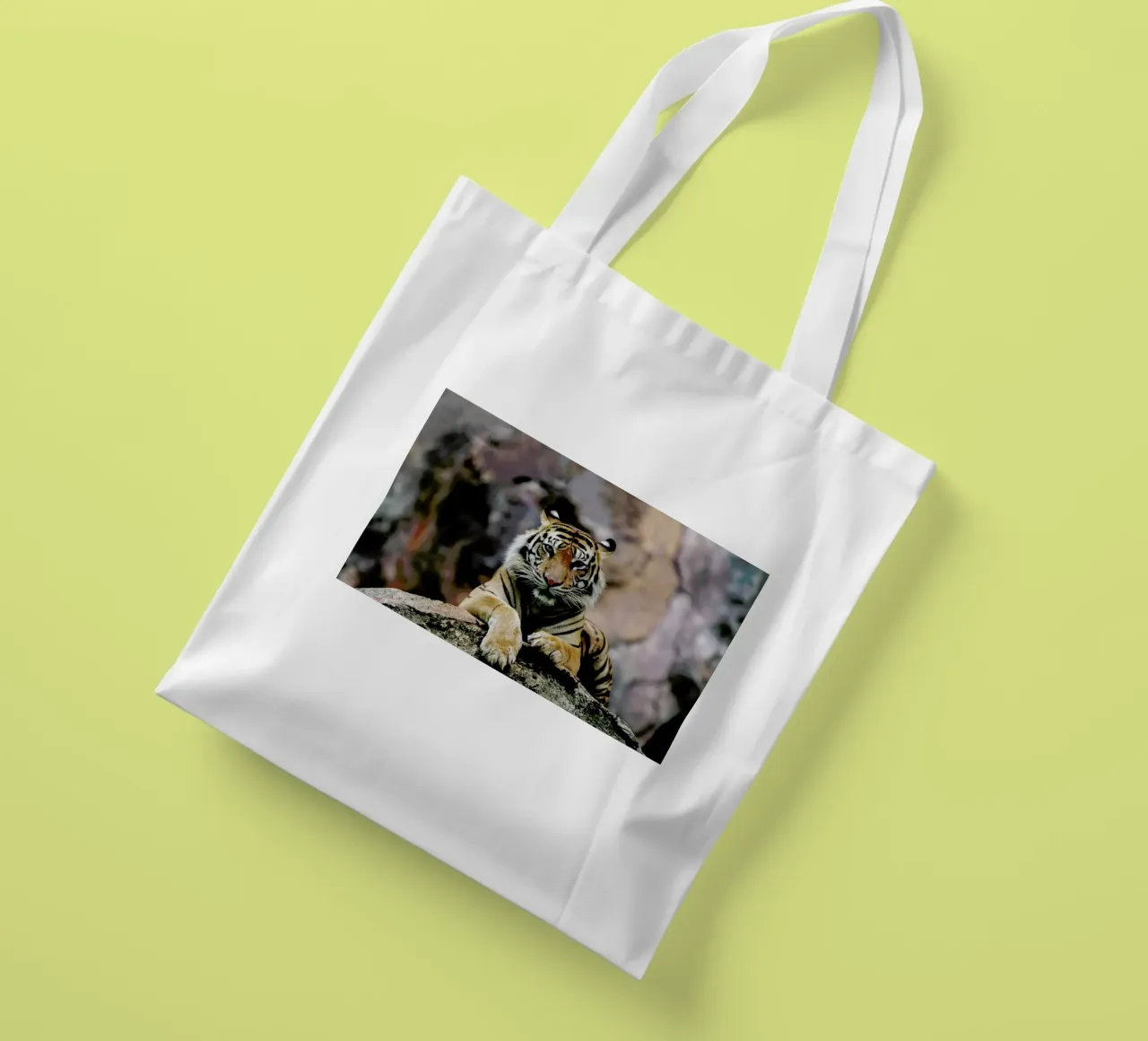 Resting Tiger tote bag by Natural Kingdom