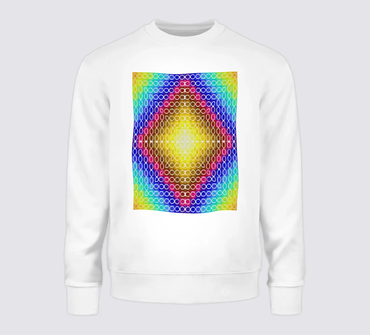 Caleidoscopio MOSAIK nei colori dell'arcobaleno felpa da Gürsel Yesil Digital Art