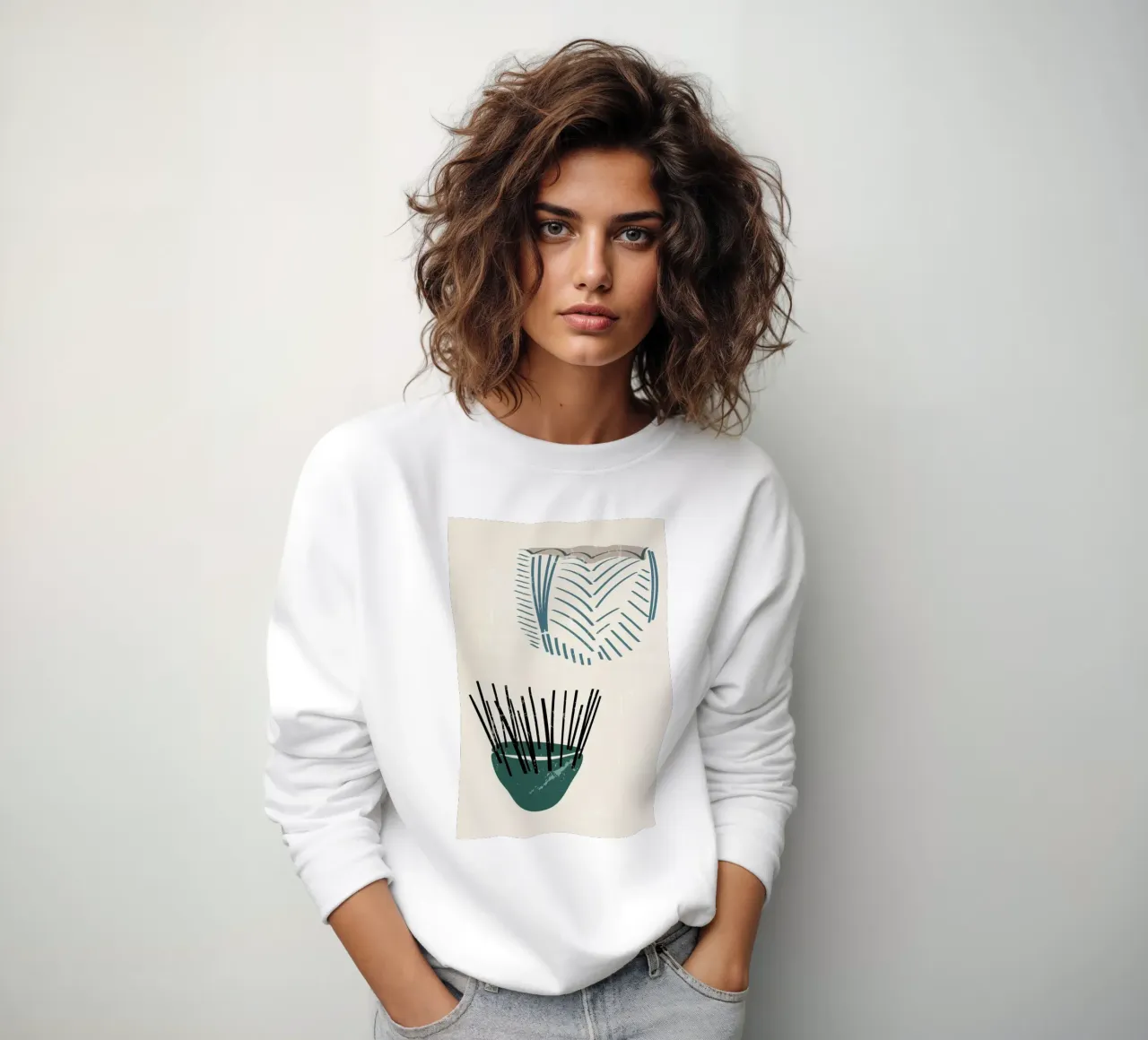 Weaving Baskets sweatshirt van Graphite
