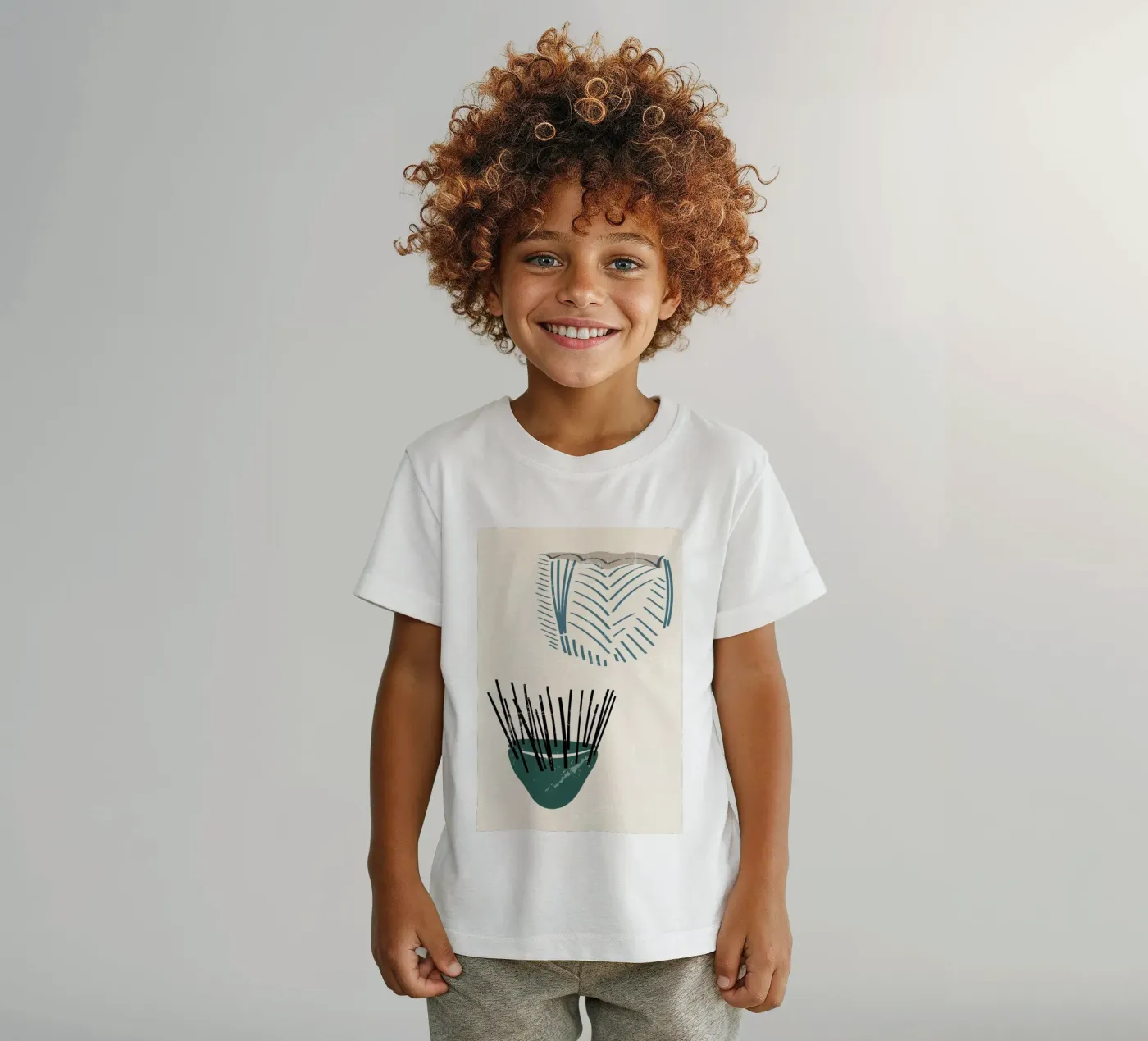 Weaving Baskets kinder t-shirt van Graphite