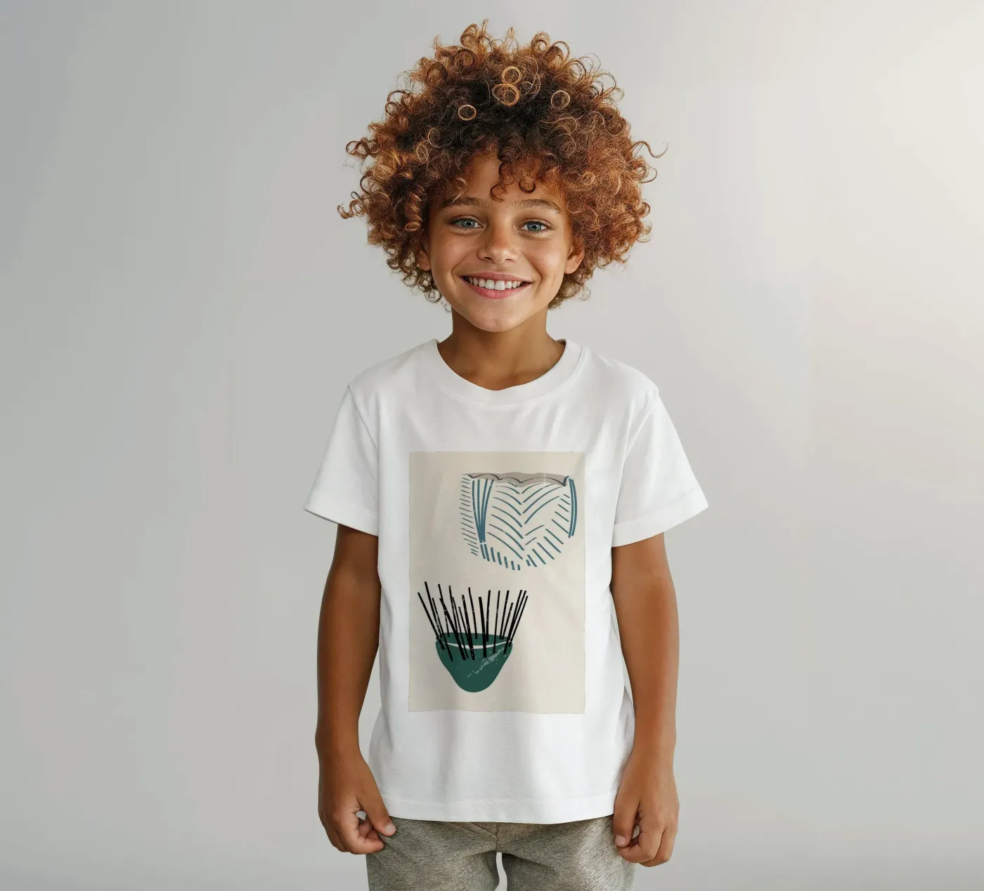 Weaving Baskets t-shirt bambini da Graphite