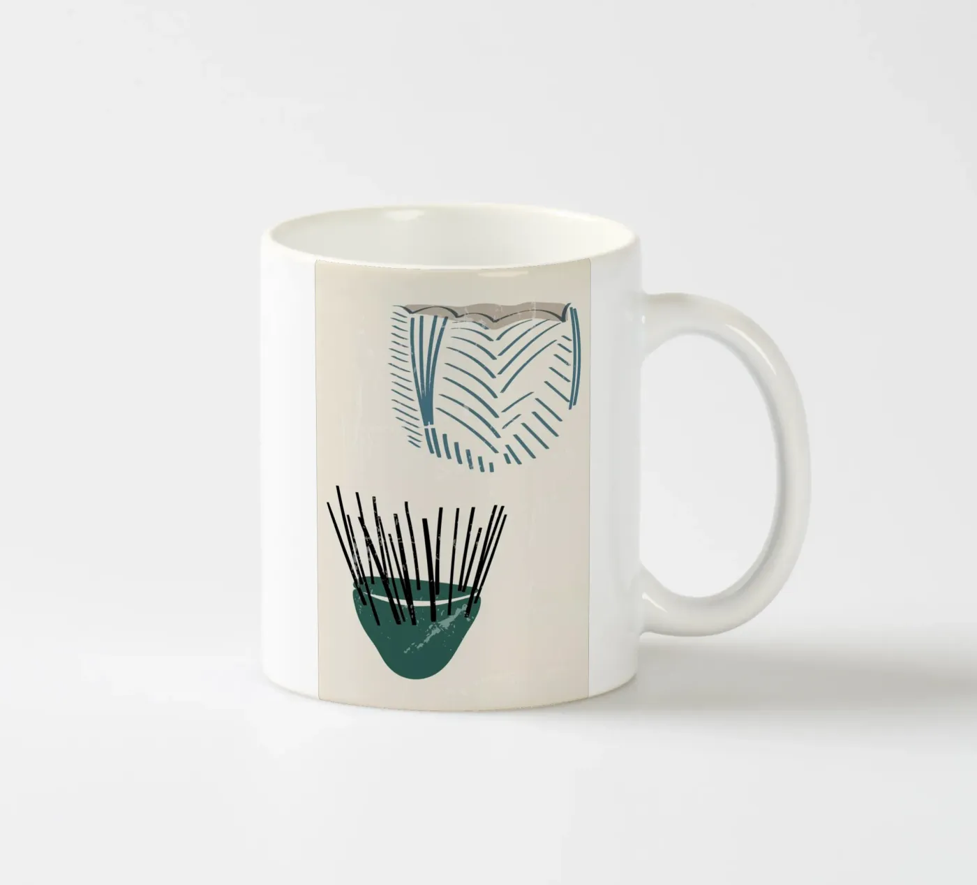 Weaving Baskets ceramic mug by Graphite