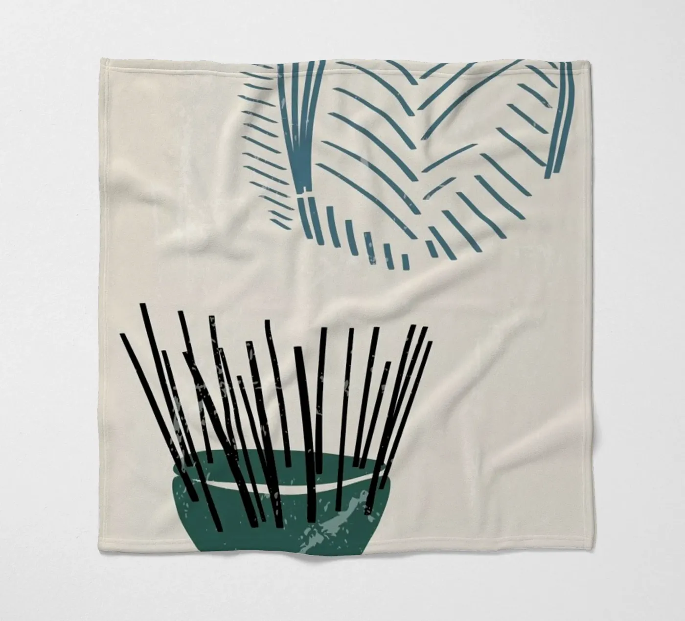 Weaving Baskets Fleecedecke von Graphite