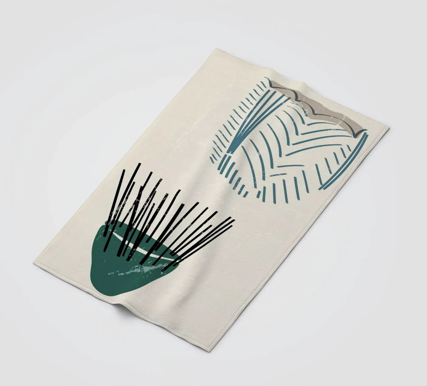 Weaving Baskets fleecedeken van Graphite