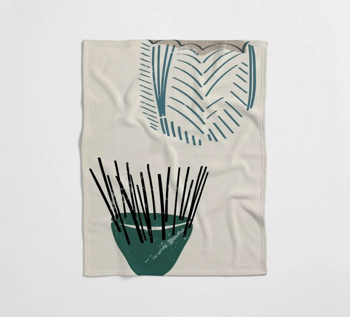 Weaving Baskets Fleecedecke von Graphite