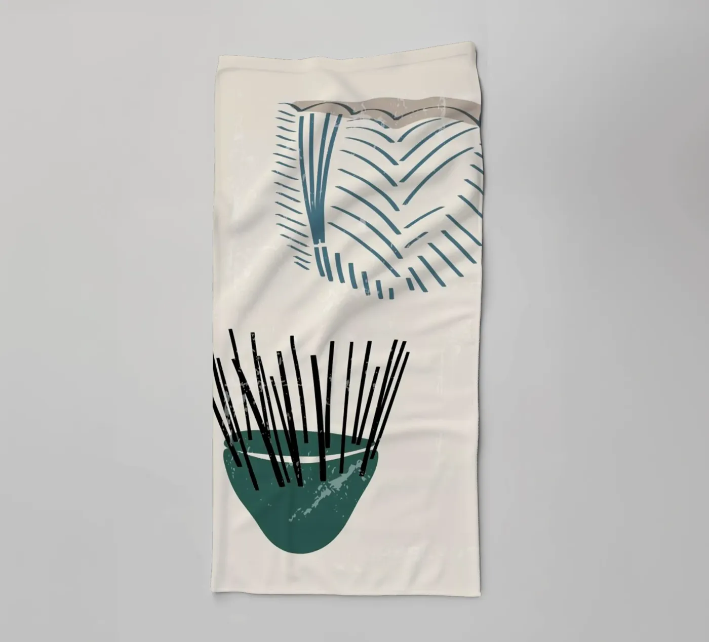 Weaving Baskets towel by Graphite