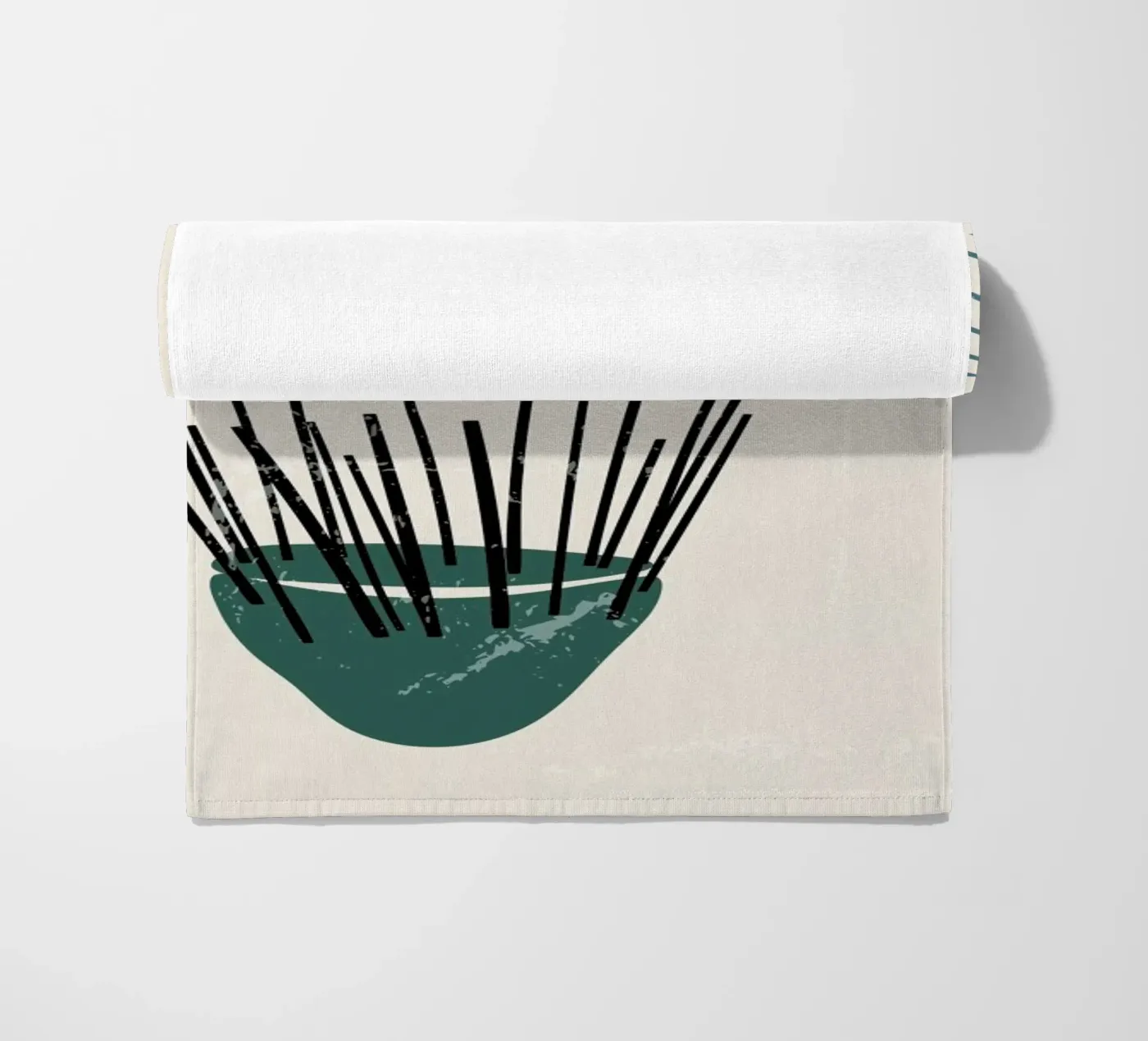 Weaving Baskets strandhanddoek van Graphite