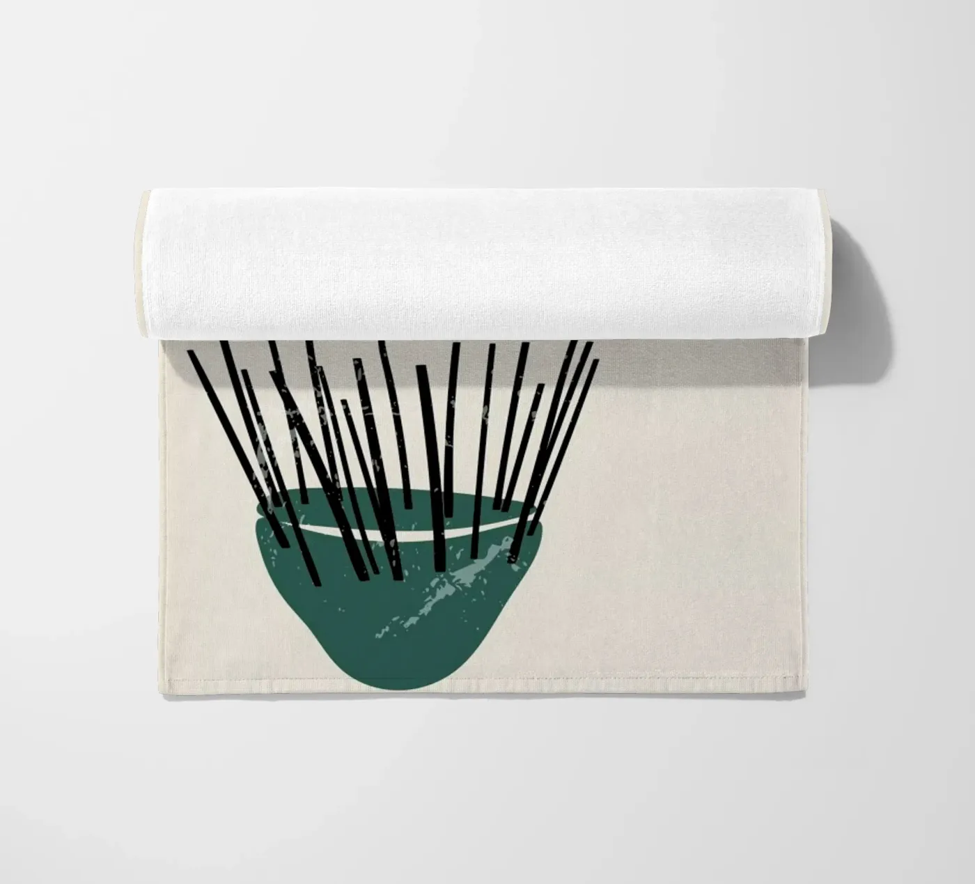 Weaving Baskets strandhanddoek van Graphite