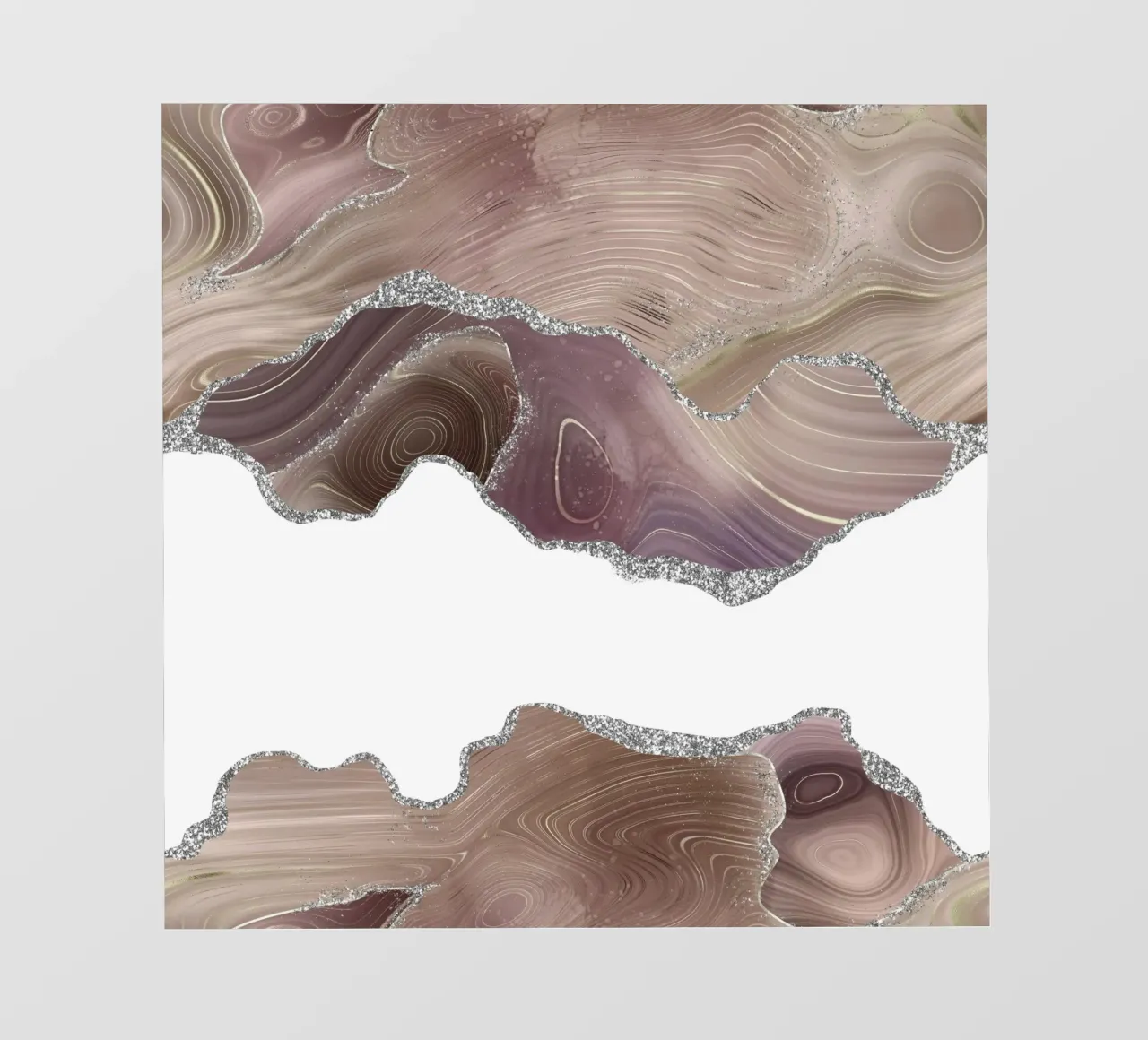 Taupe & Silver Glitter Agate Texture 07 backlit film by Gemstone Textures