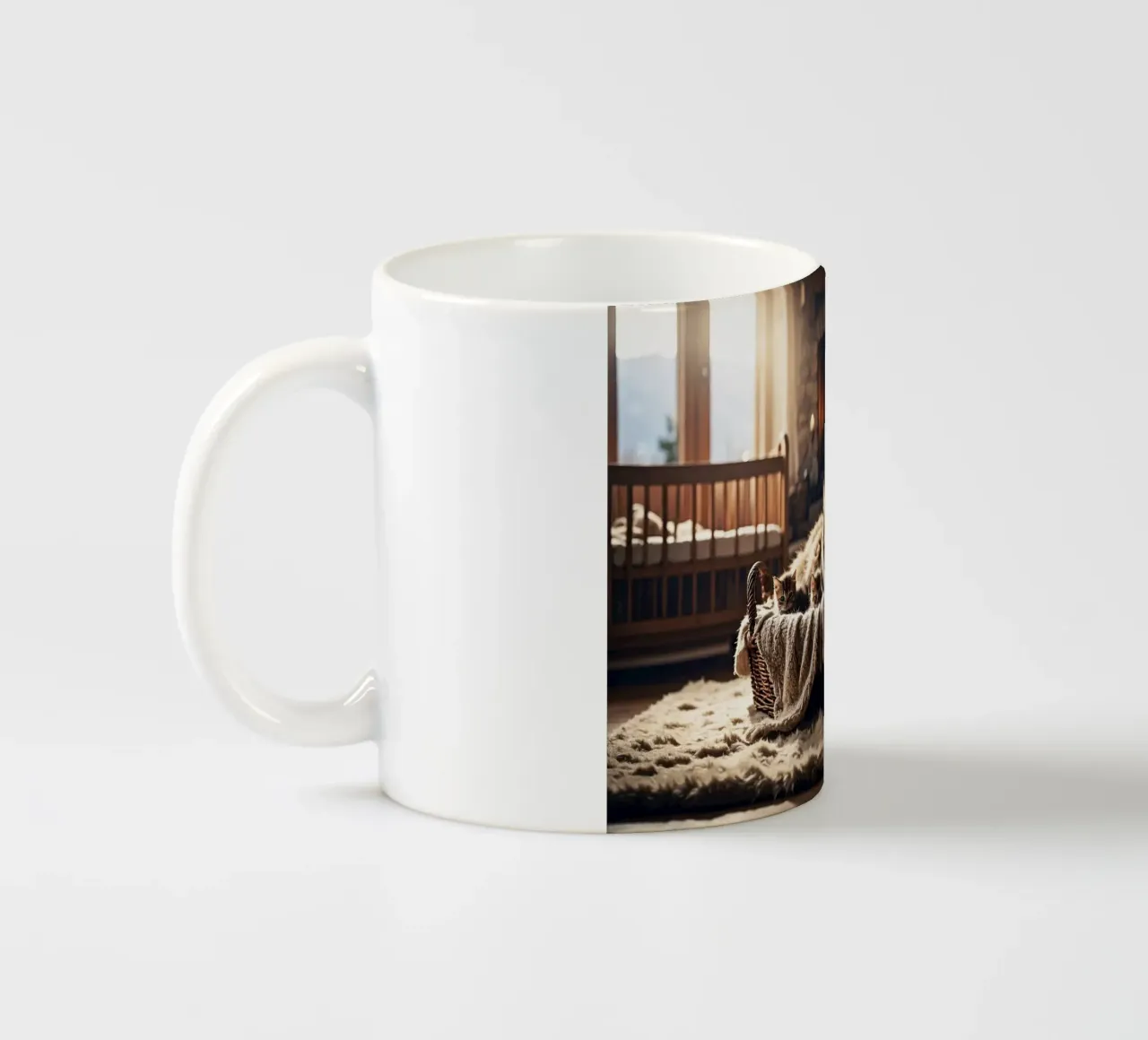 CHATTE ET TROIS CHATONS. tazza in ceramica da Thierry vobmann photography