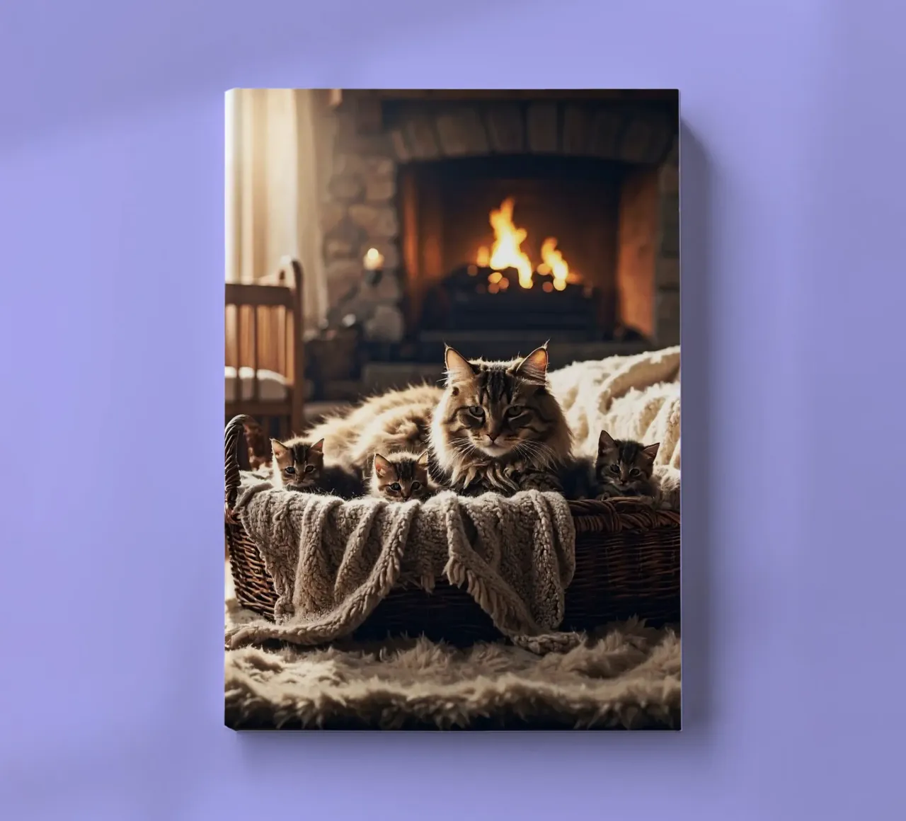 CHATTE ET TROIS CHATONS. notebook by Thierry vobmann photography