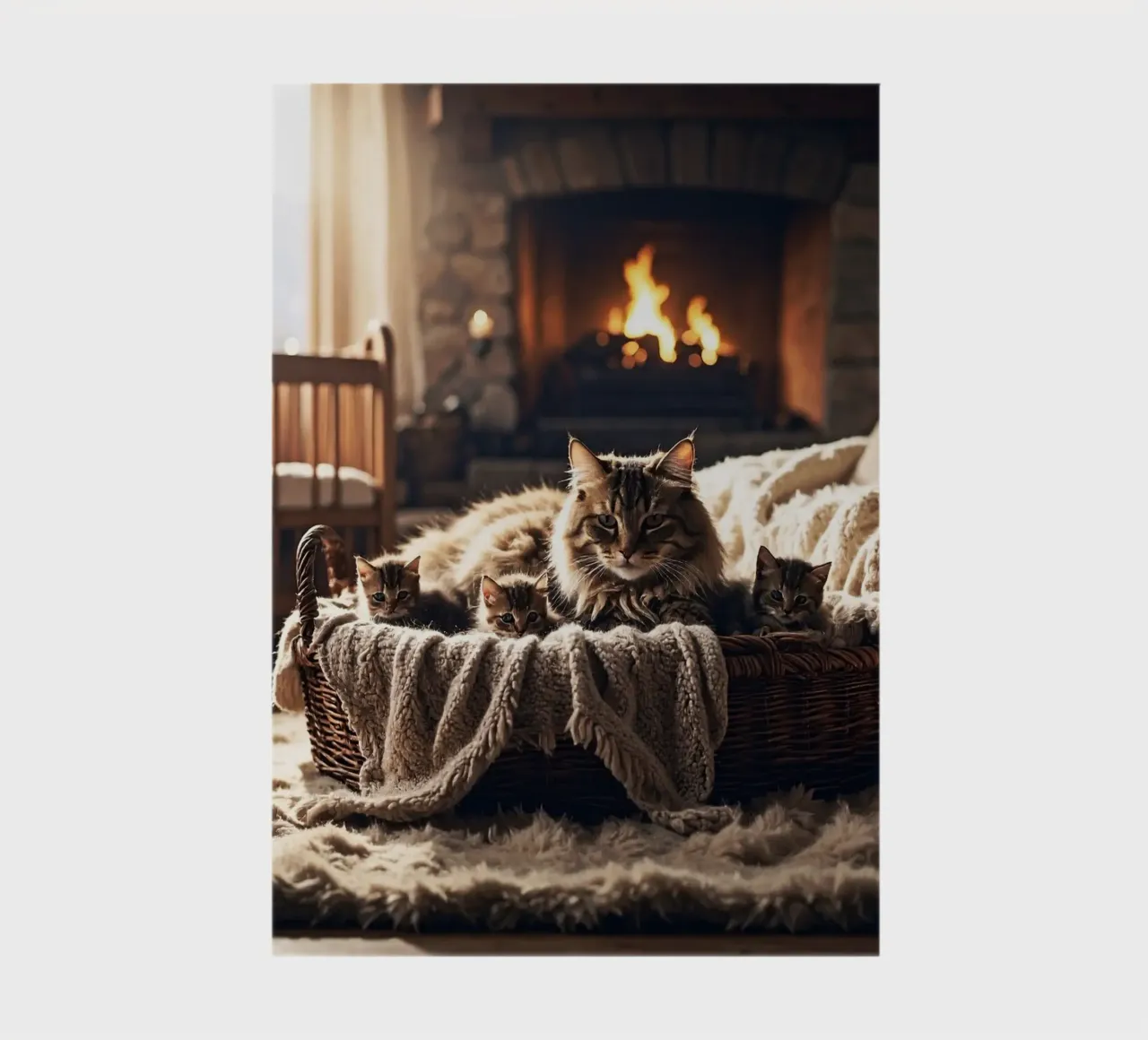 CHATTE ET TROIS CHATONS. notebook by Thierry vobmann photography