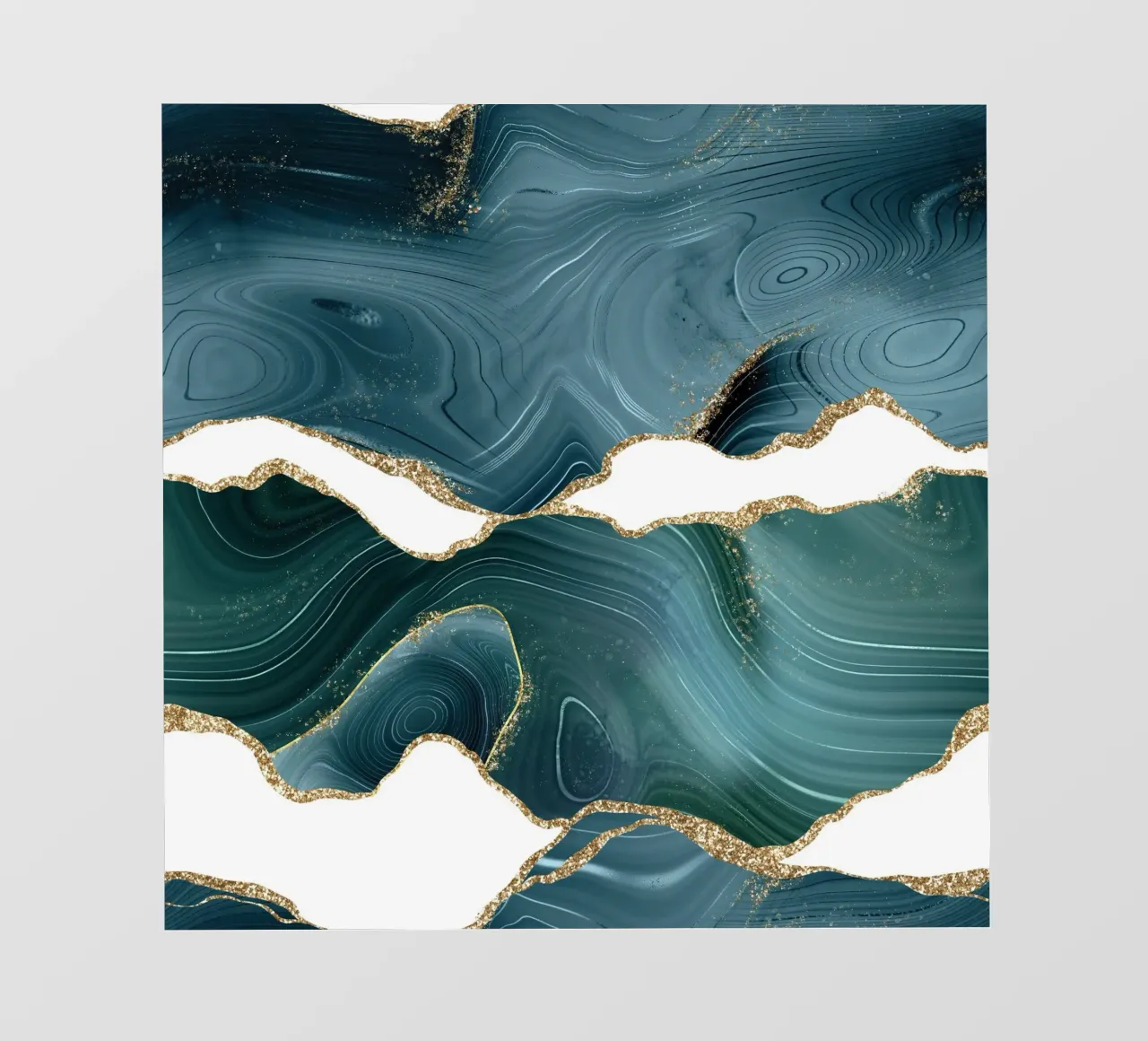 Texture Agata glitterata oro e verde acqua 05 pellicola backlit da Gemstone Textures