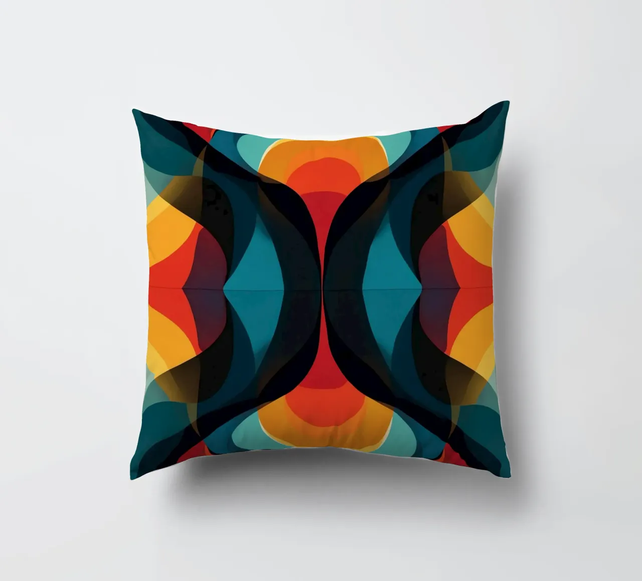 Modelli astratti in stile Midcentury e Dark Powers cuscino da Autofocus