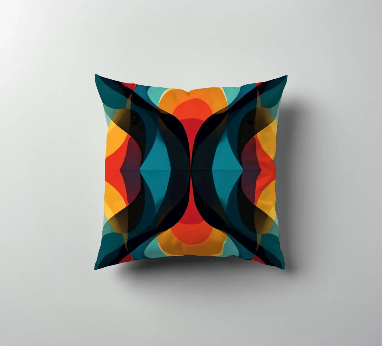Modelli astratti in stile Midcentury e Dark Powers cuscino da Autofocus