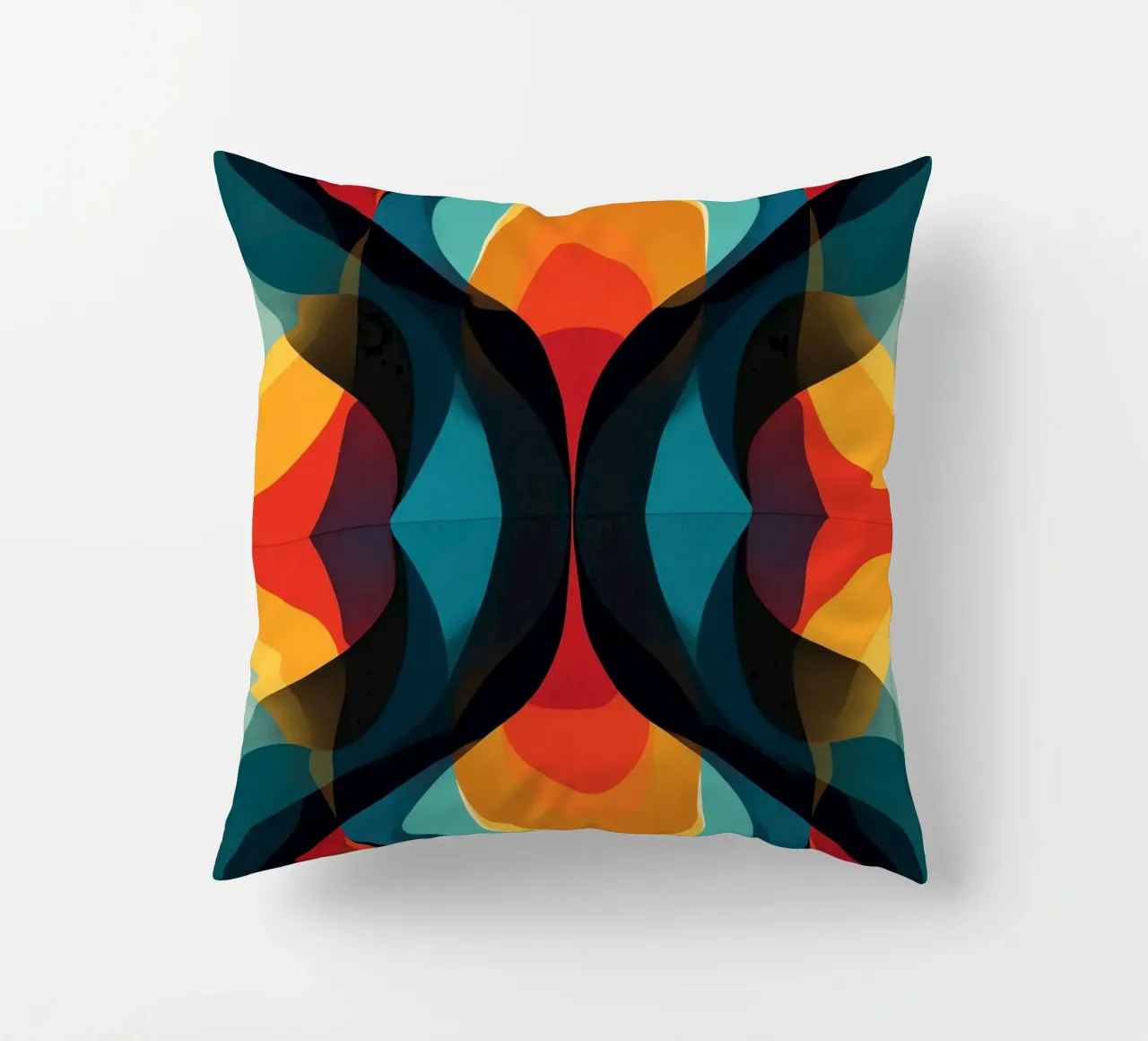 Modelli astratti in stile Midcentury e Dark Powers cuscino da Autofocus