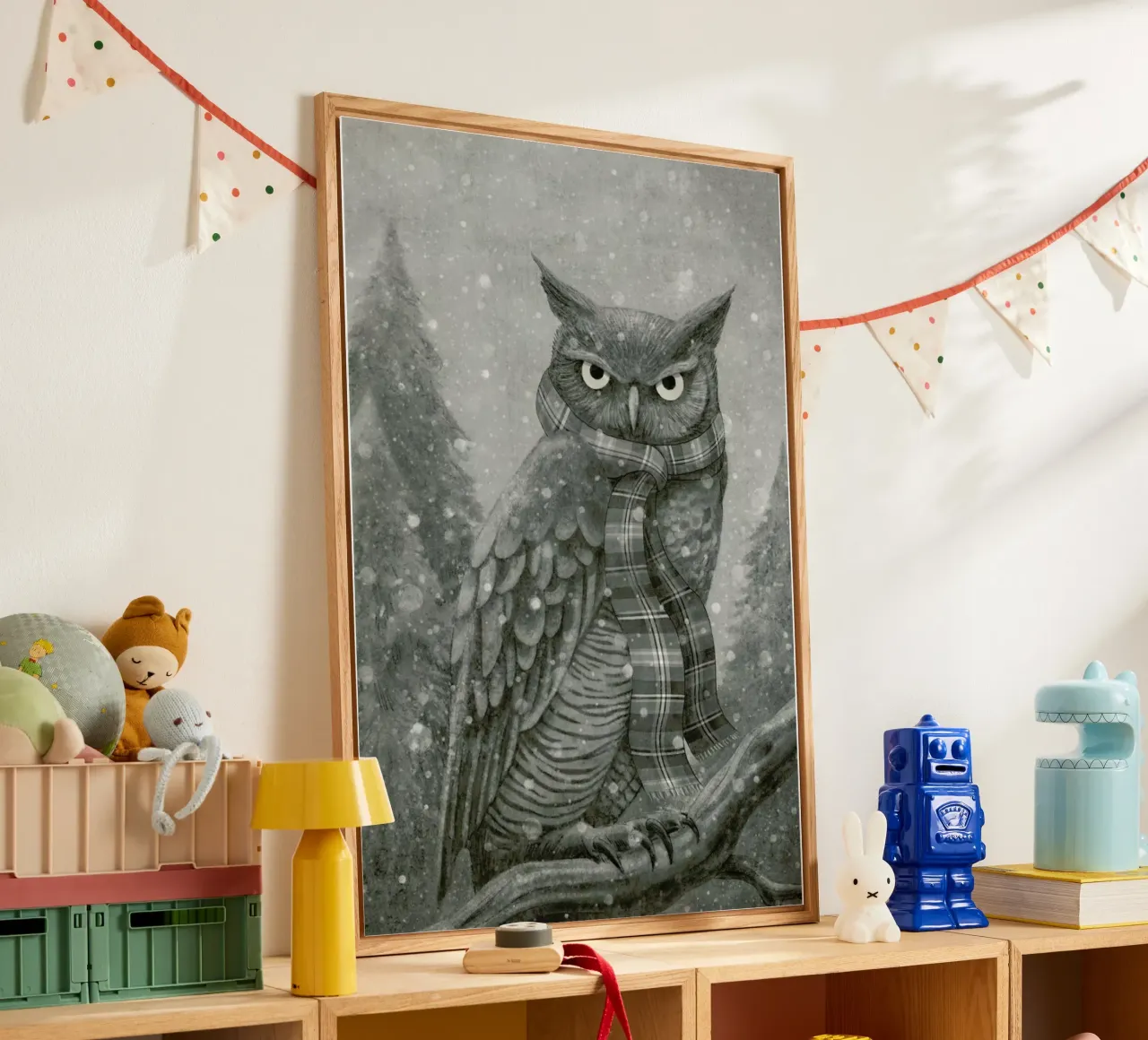 Winter Owl plexiglass da Terry Fan