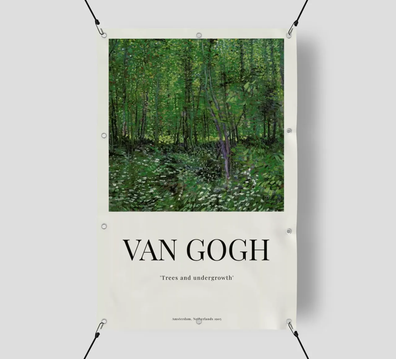 van Gogh - Trees and UndergrowthThéophile-Alexandre Steinlen - Cocorico telo in pvc da ARTOTHEK
