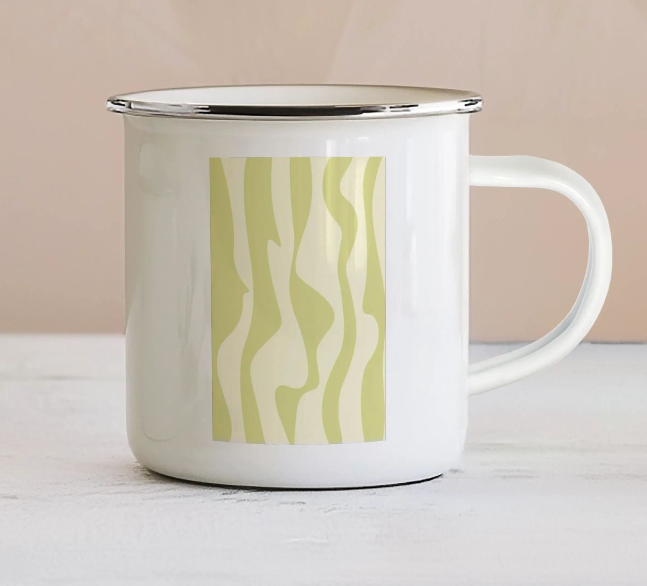 Yellow tazza in smalto da Silvaya