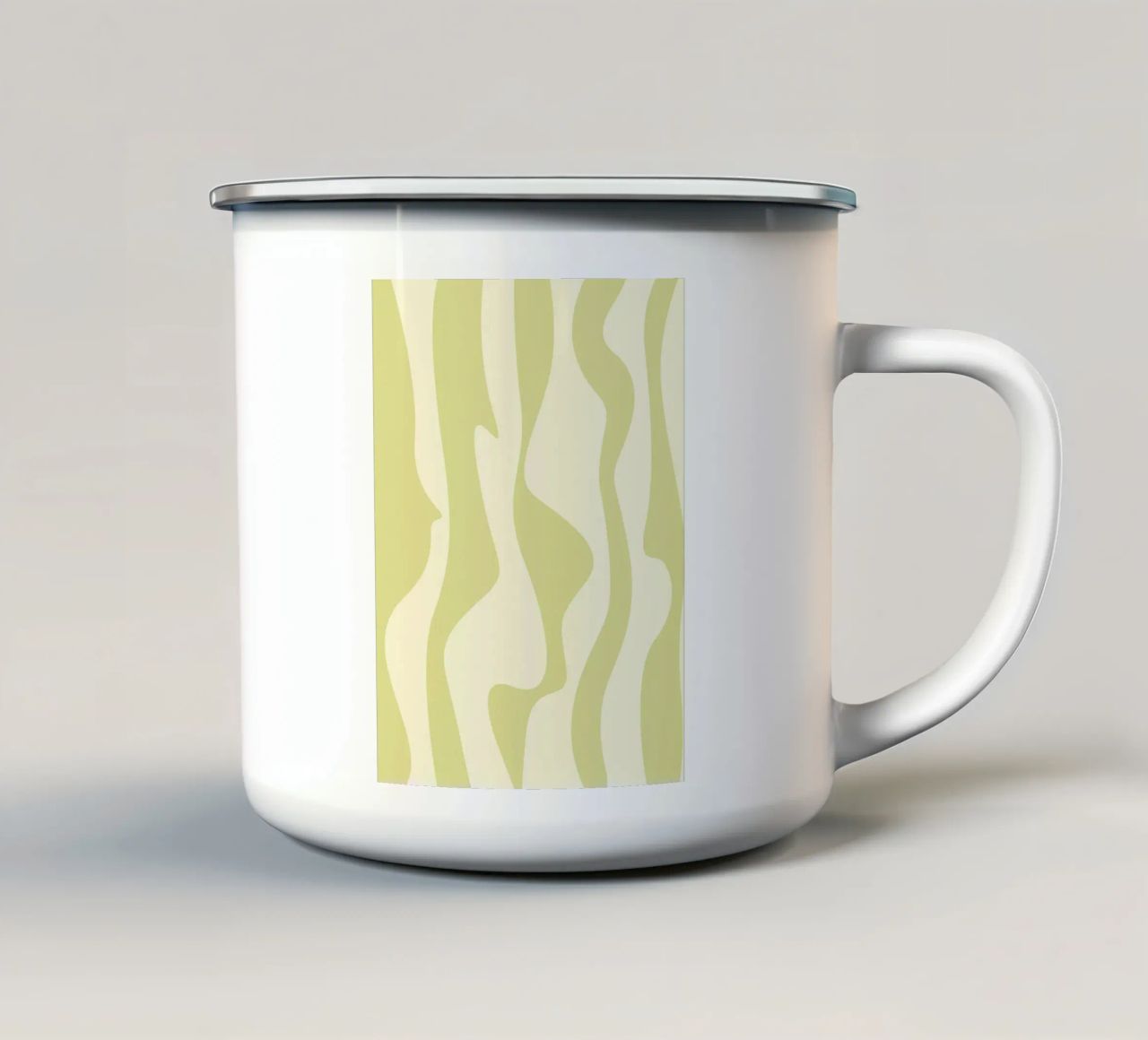 Yellow tazza in smalto da Silvaya