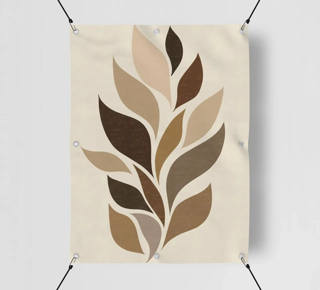 Beige Abstract telo in pvc da Gypsy Galleria