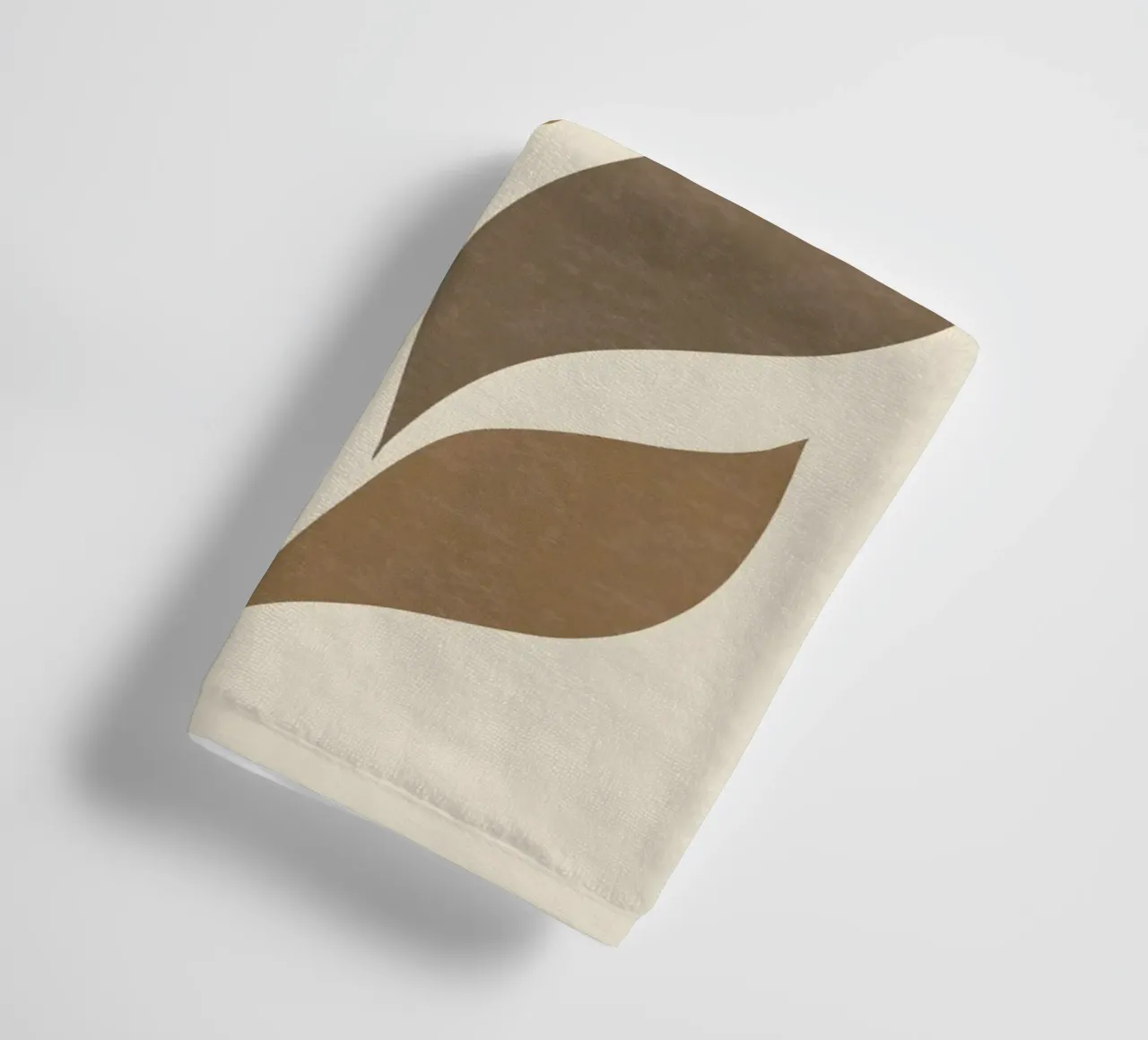 Beige Abstract asciugamano da bagno da Gypsy Galleria