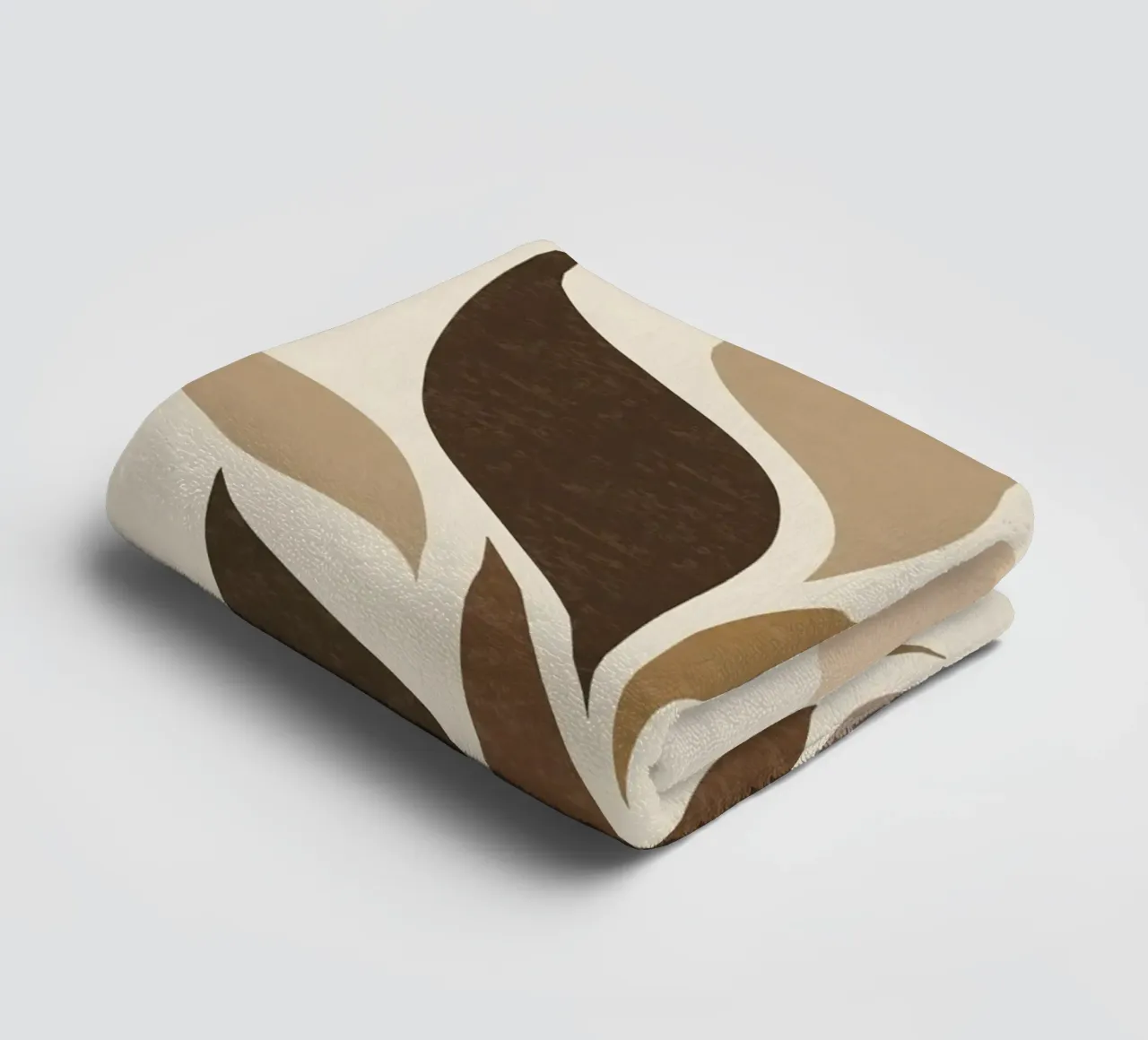 Beige Abstract asciugamano da bagno da Gypsy Galleria