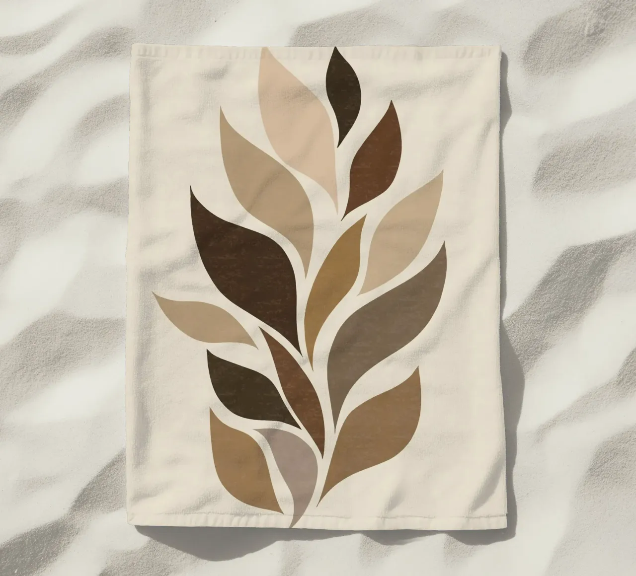 Beige Abstract telo mare da Gypsy Galleria
