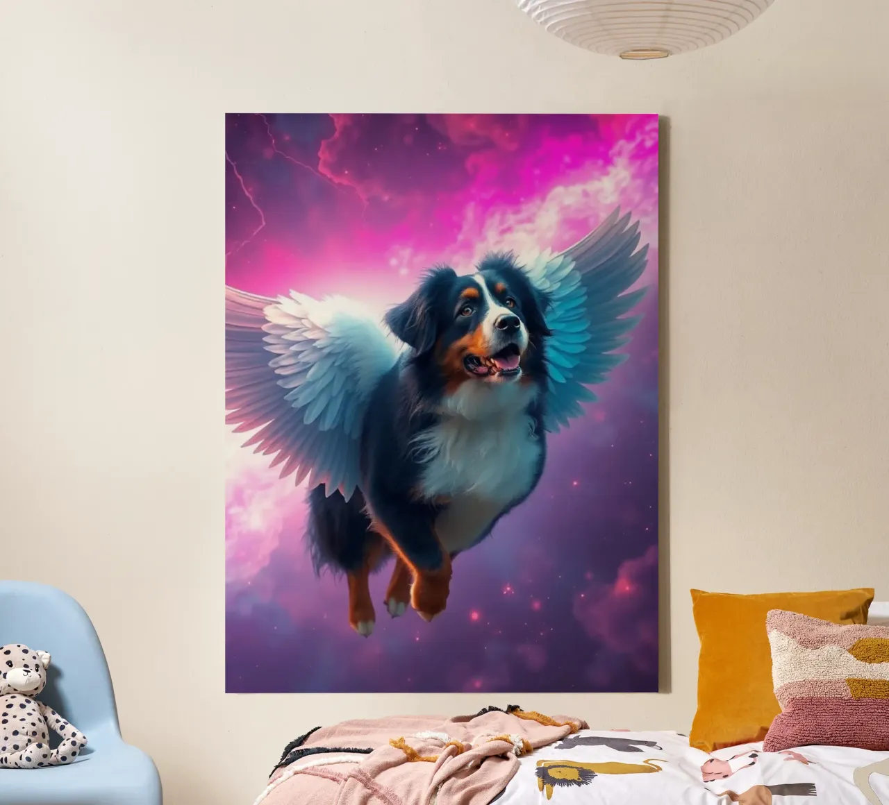An Angel of Heaven #21 canvas with Floater frame by Yumis.Beargang.and.Me