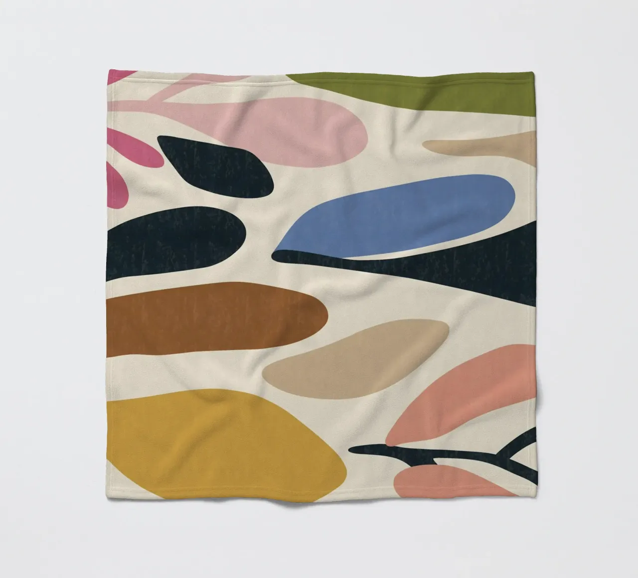 Organic Forms coperta in pile da Gypsy Galleria