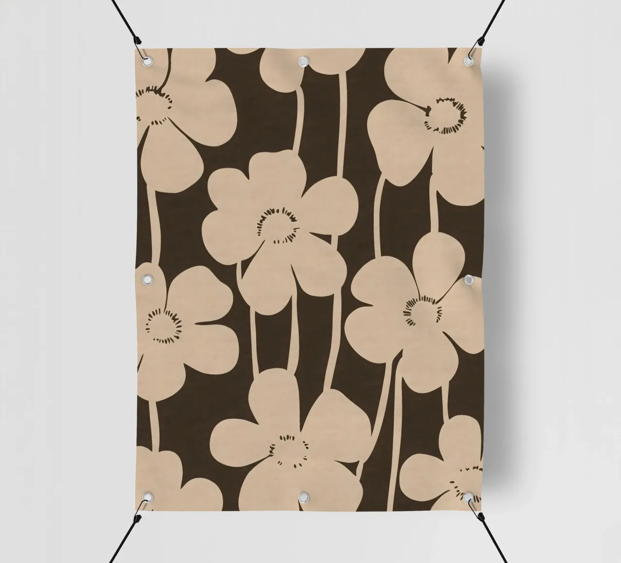 Abstract Flowers telo in pvc da Gypsy Galleria