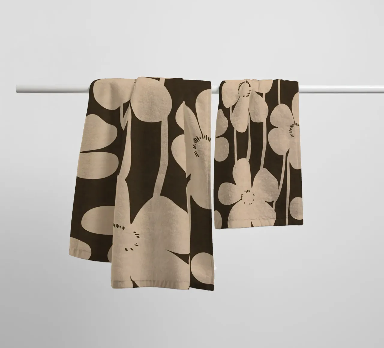 Abstract Flowers asciugamano da bagno da Gypsy Galleria