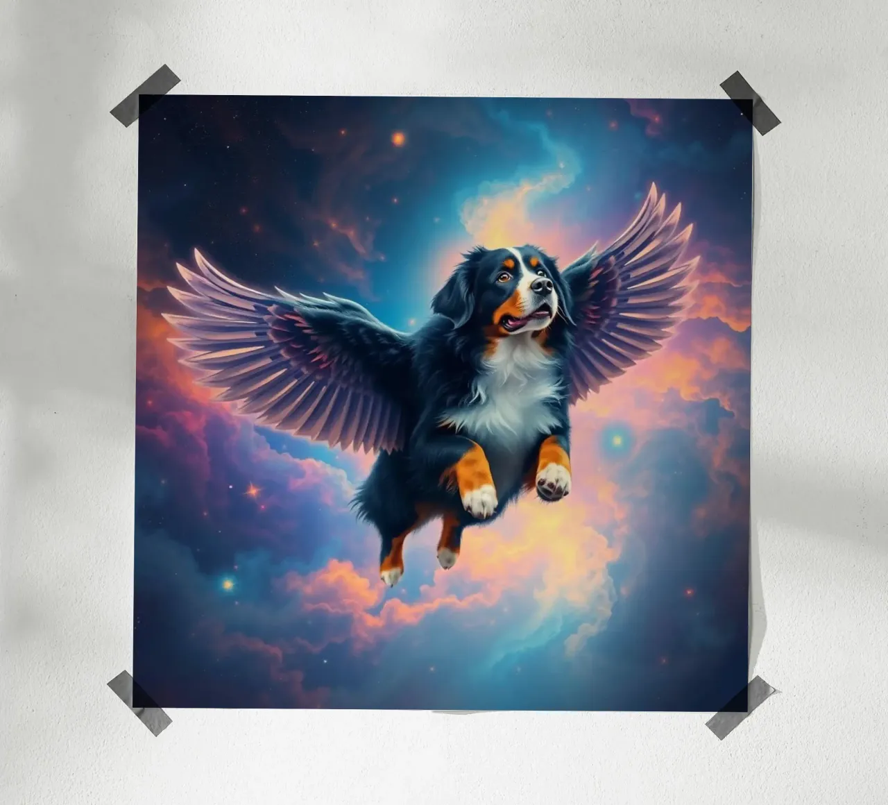 Un angelo del cielo #23 poster con telaio in plastica da Yumis.Beargang.and.Me