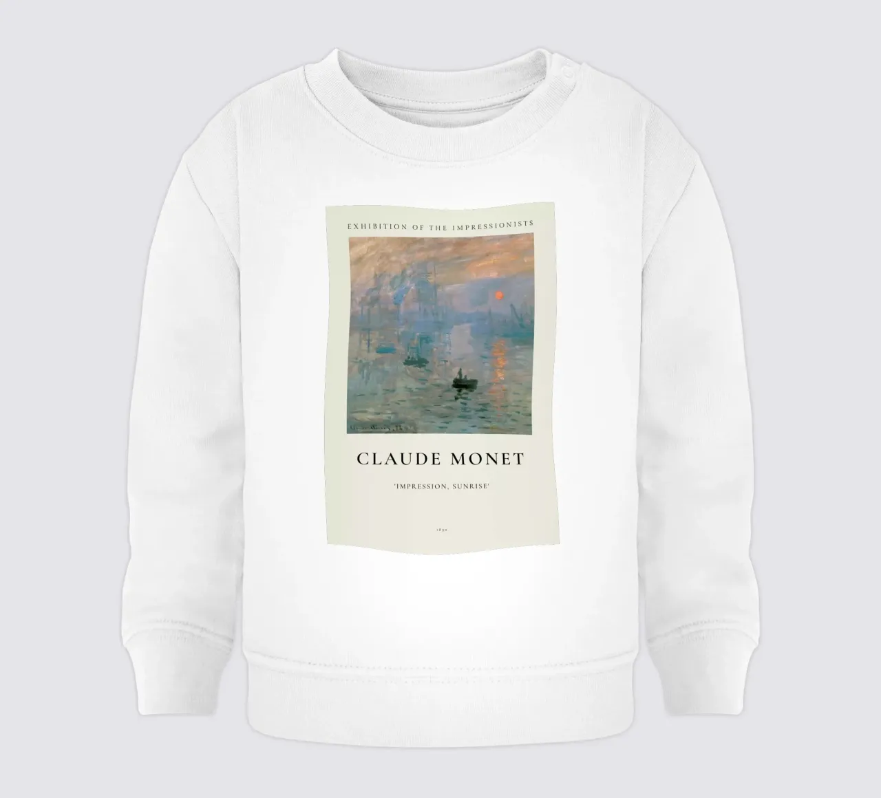 Monet - Impression, Sunrise felpa neonato da ARTOTHEK