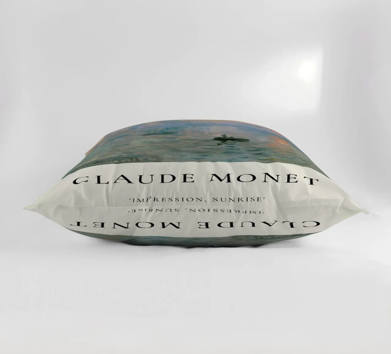 Monet - Impression, Sunrise cuscino da ARTOTHEK