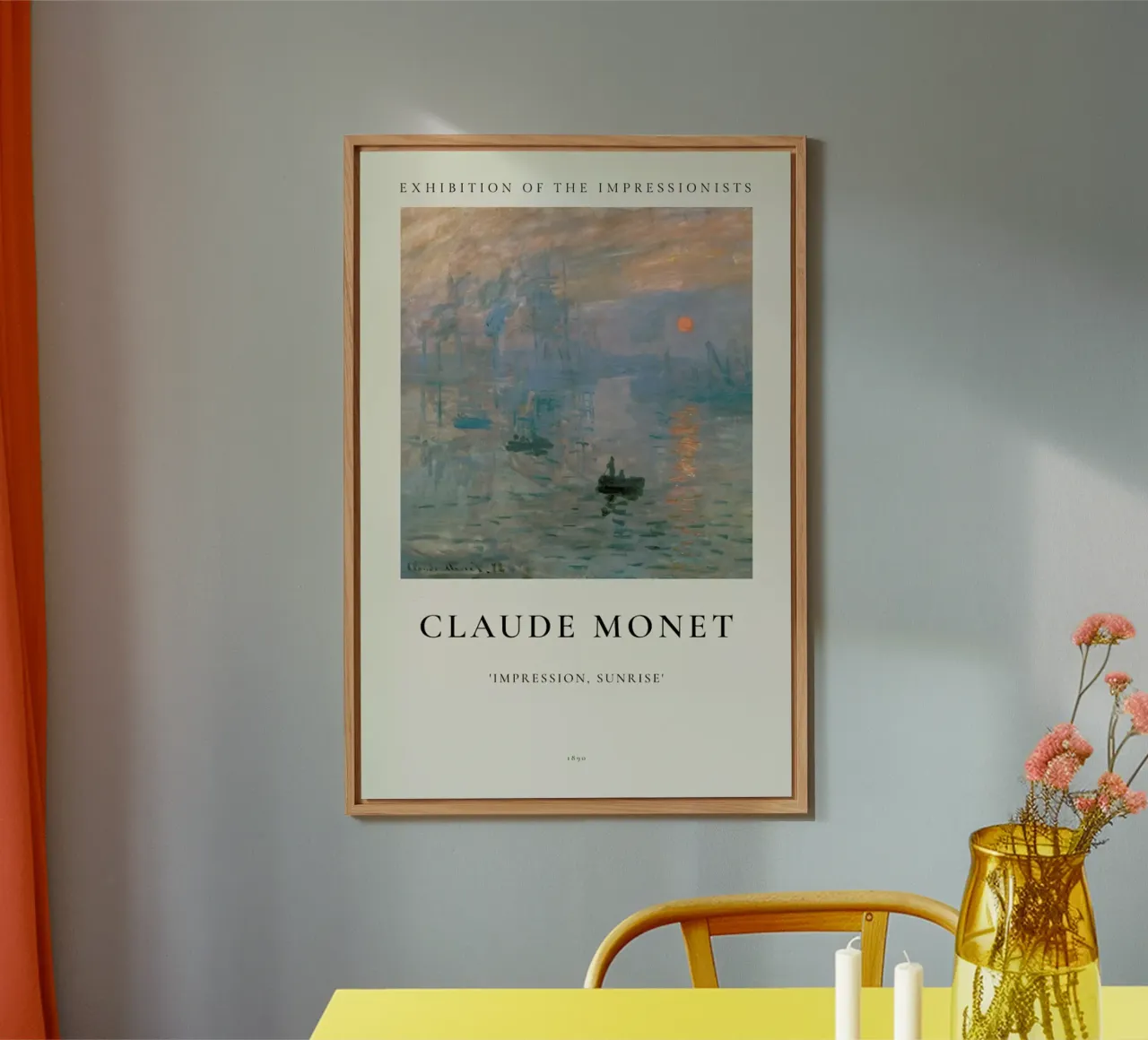 Monet - Impression, Sunrise alu-dibond by ARTOTHEK