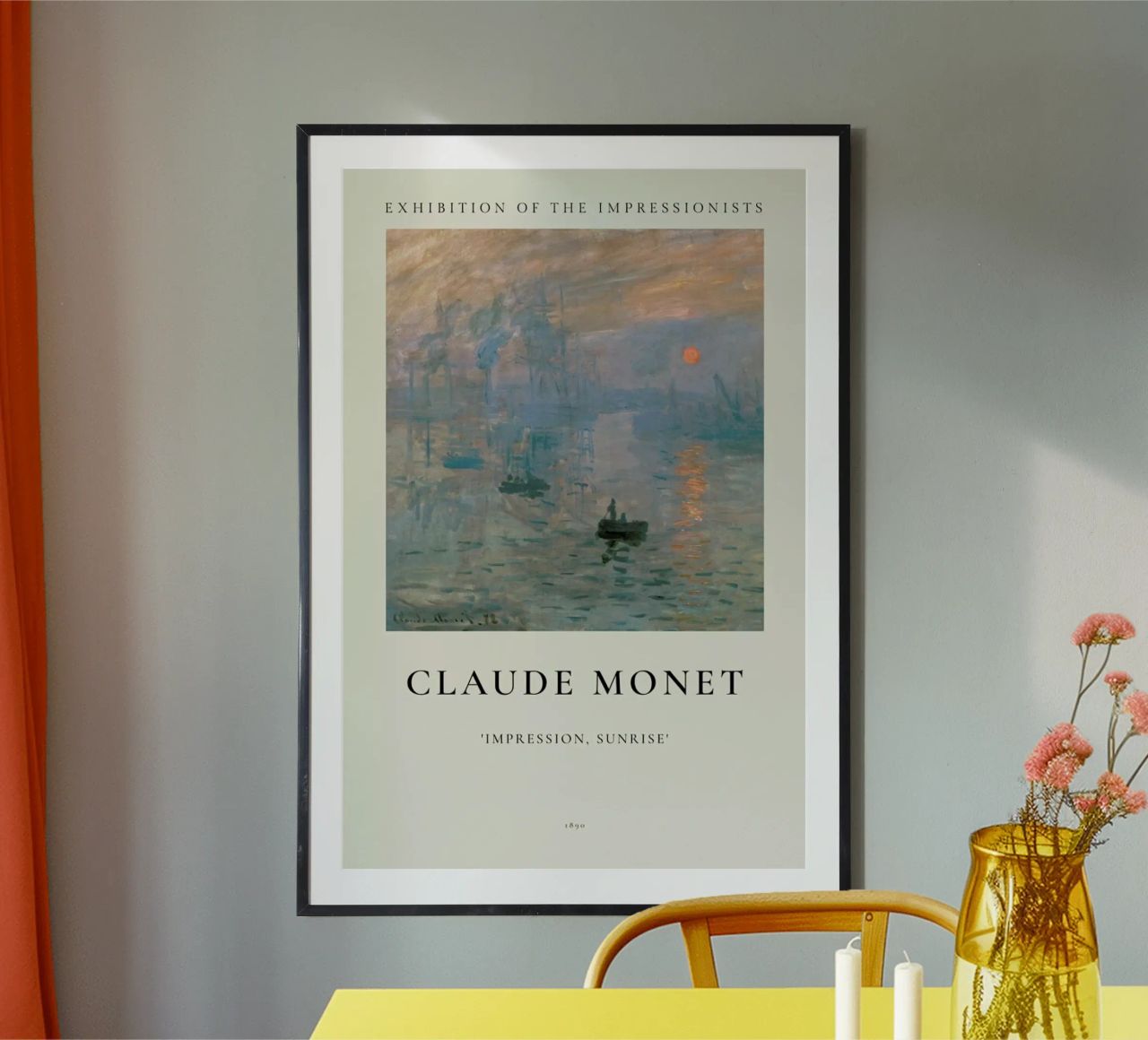 Monet - Impression, Sunrise Poster von ARTOTHEK