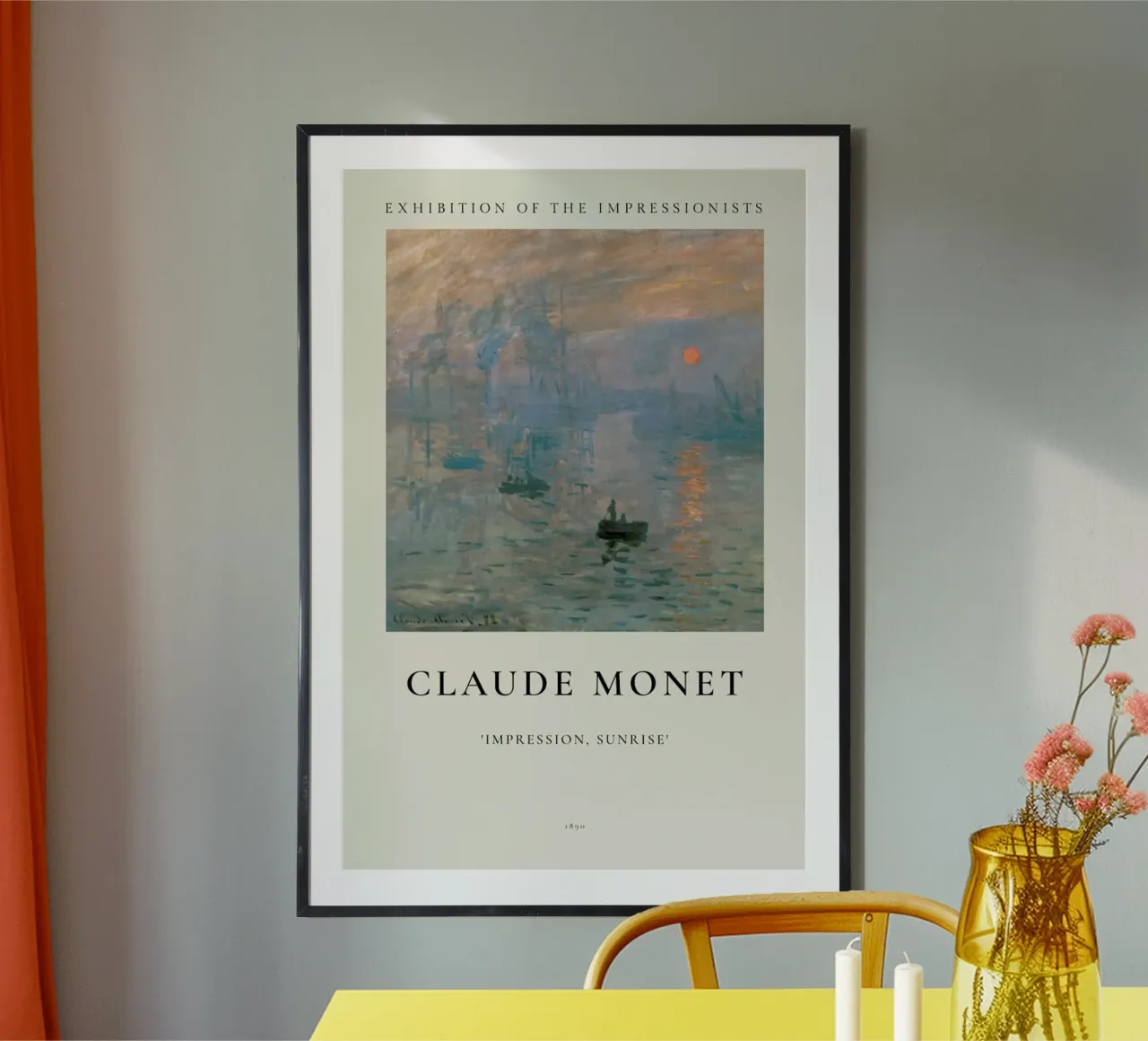 Monet - Impression, Sunrise carta hahnemühle da ARTOTHEK