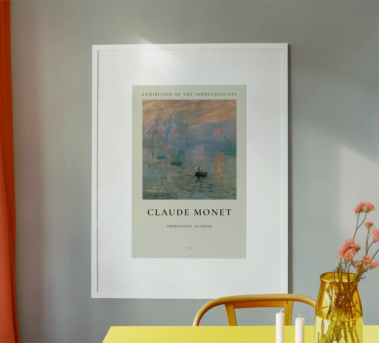Monet - Impression, Sunrise carta hahnemühle da ARTOTHEK