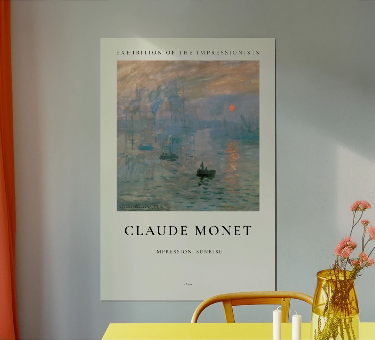 Monet - Impression, Sunrise Poster von ARTOTHEK