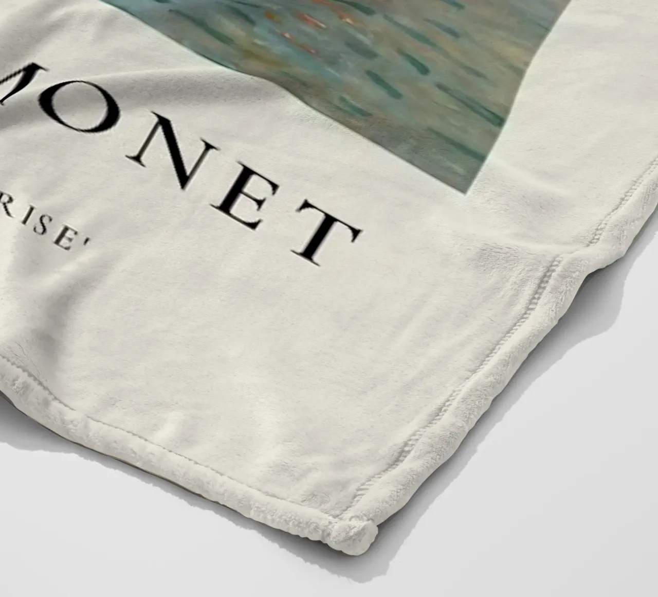 Monet - Impression, Sunrise coperta in pile da ARTOTHEK