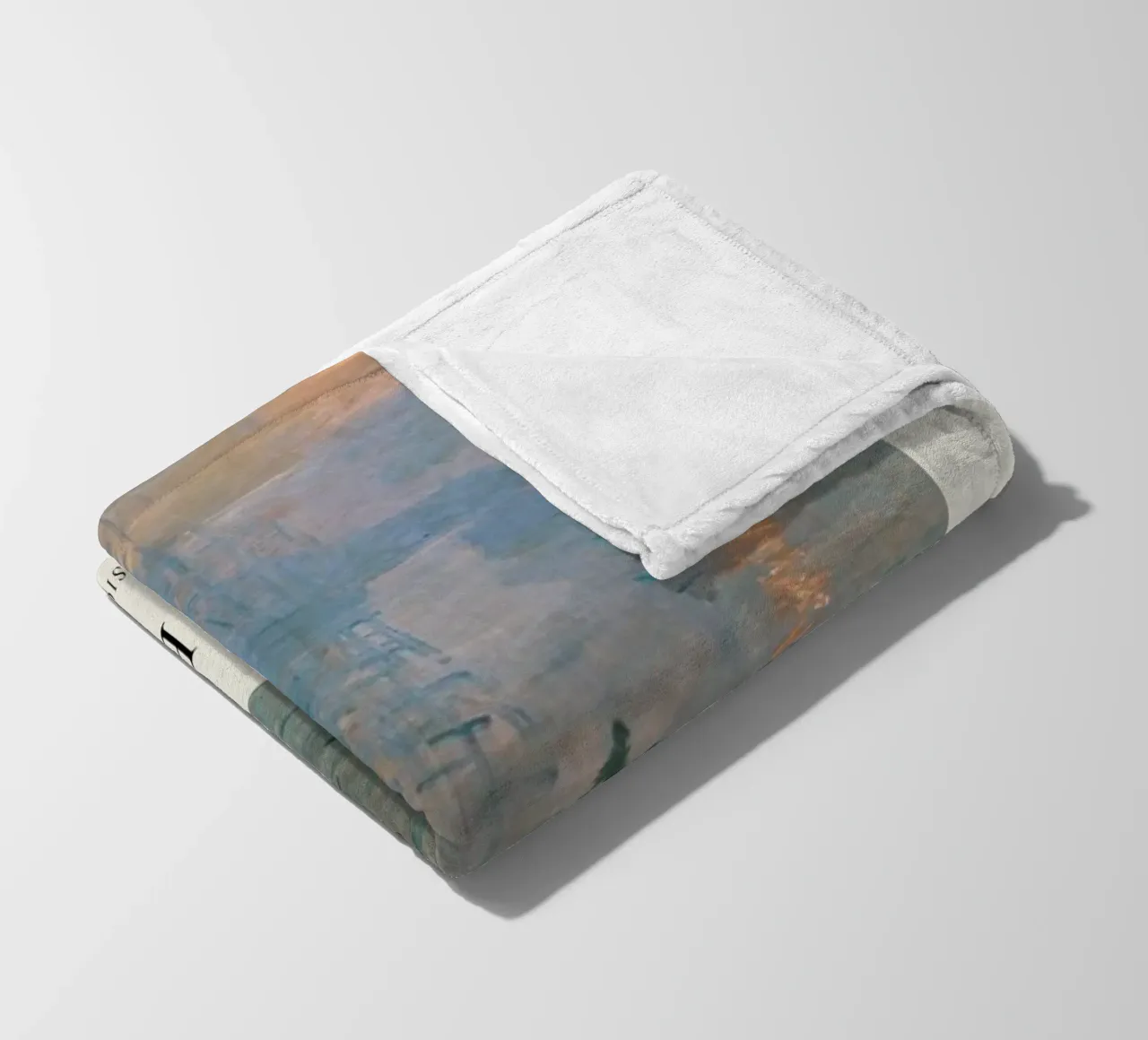 Monet - Impression, Sunrise coperta in pile da ARTOTHEK