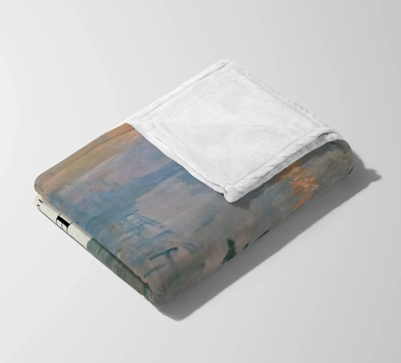 Monet - Impression, Sunrise coperta in pile da ARTOTHEK